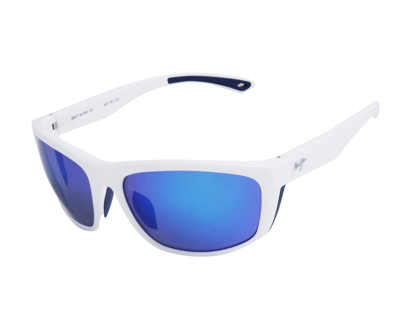 Maui Jim MJ869 05 62-18 Blanco  vista de perfil