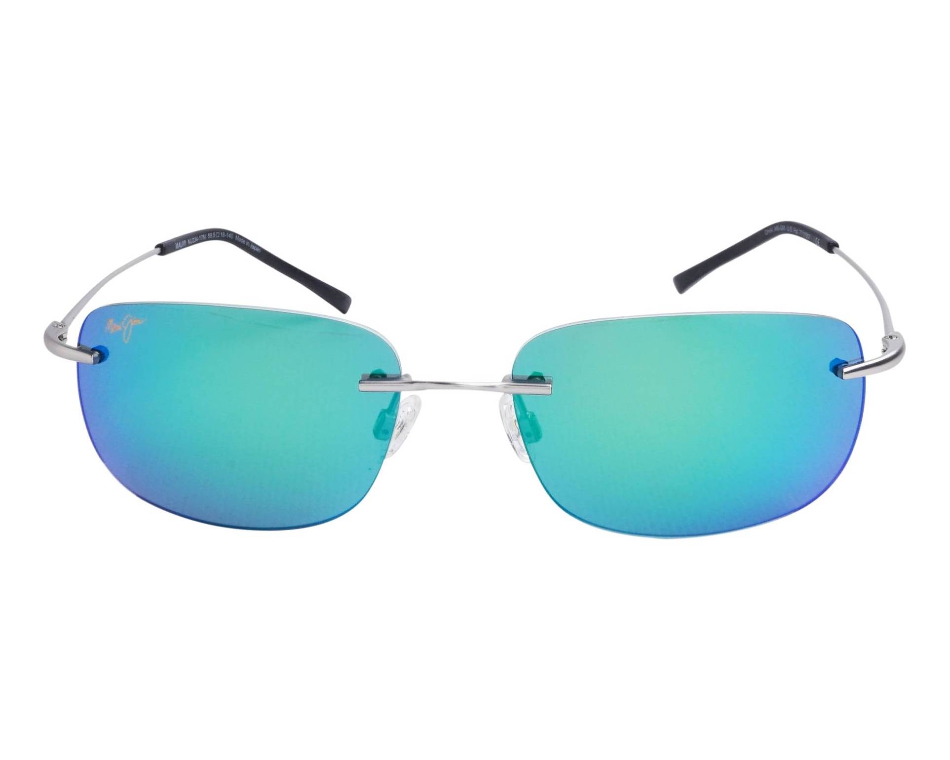 Maui Jim MJ334 GM334-17M 60-18 Plata  vista de frente