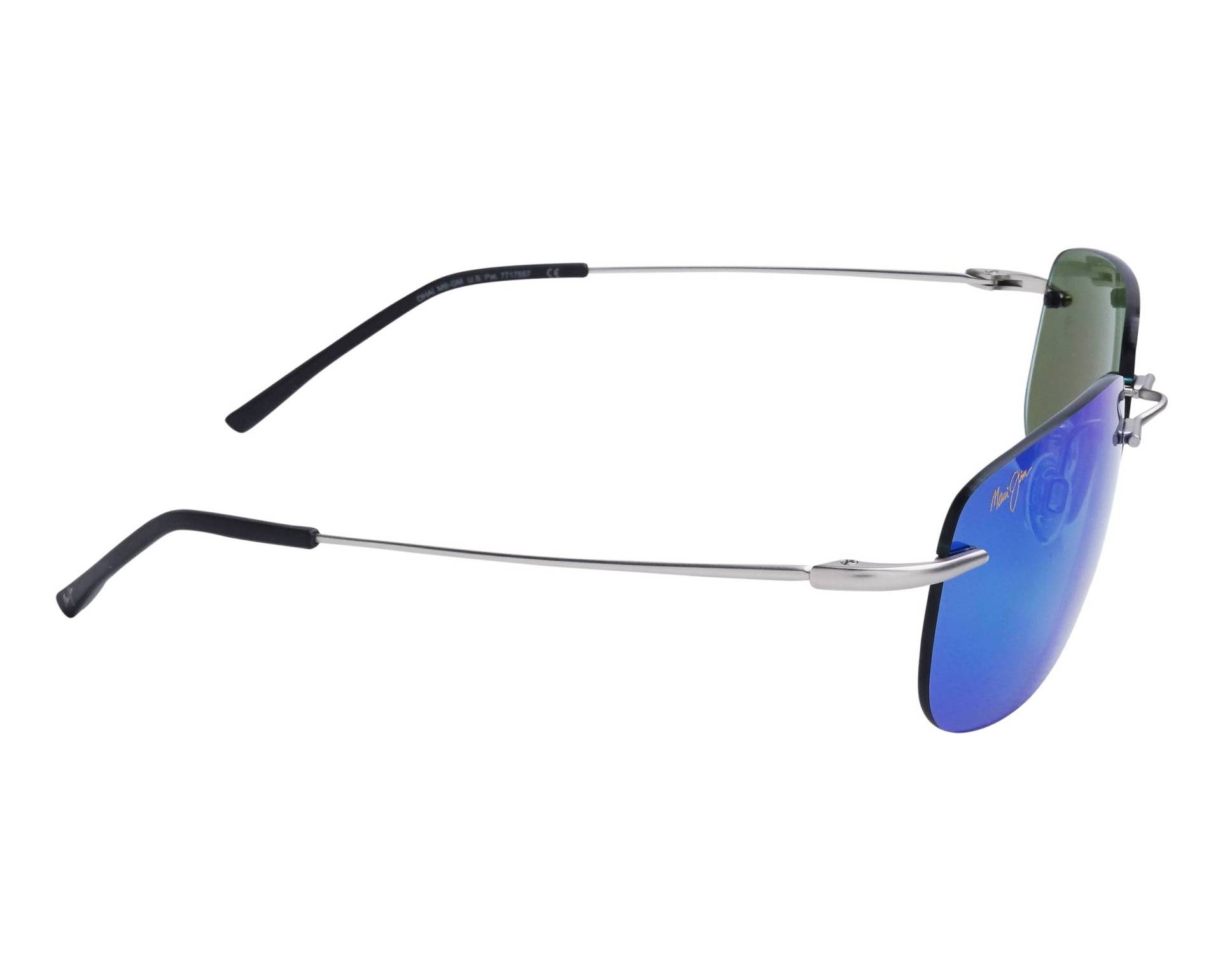 Maui Jim MJ334 GM334-17M 60-18 Plata  vista lateral
