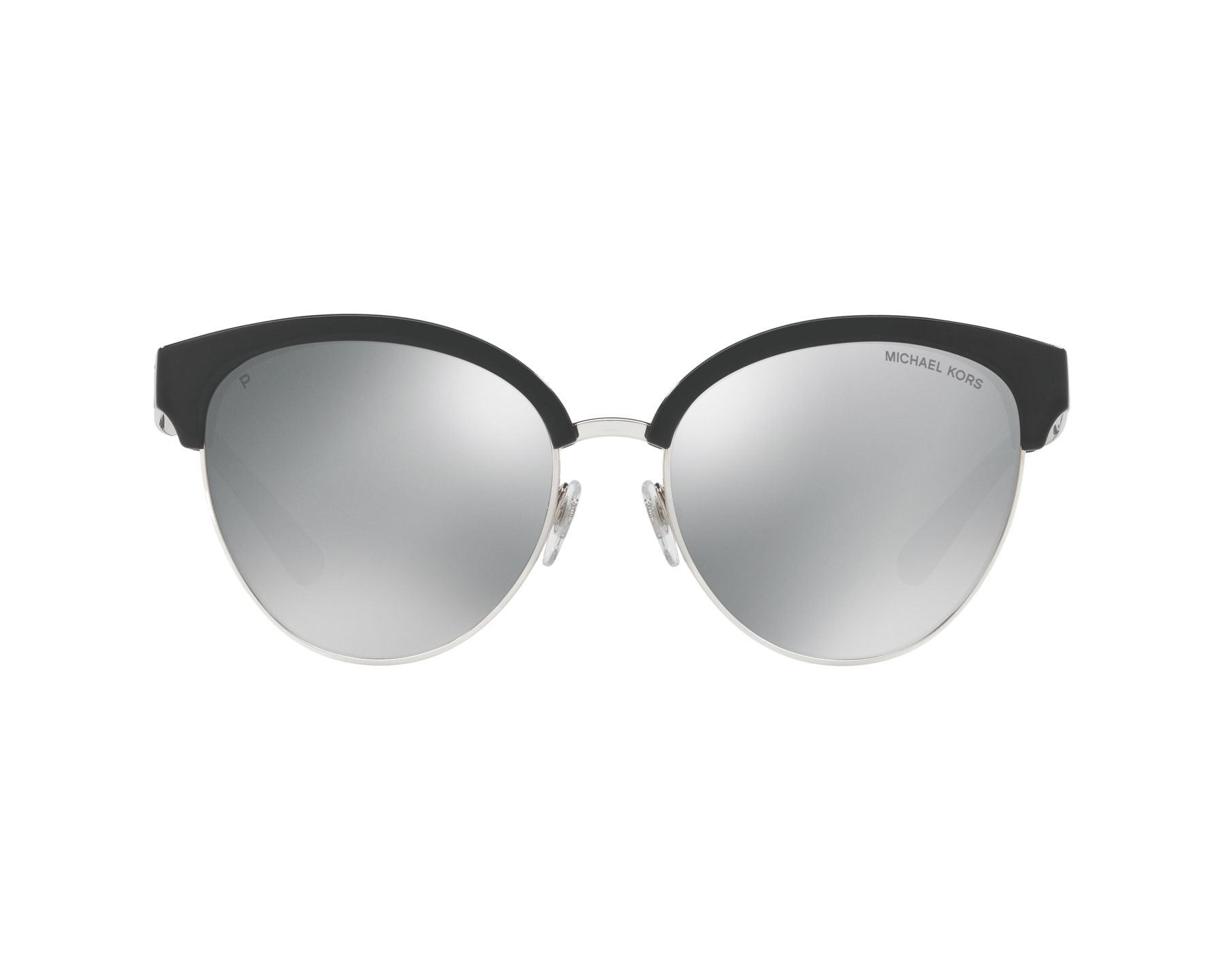 Michael Kors MK-2057 3338Z3 56-17 Plata Negro Vista de 360 grados 1