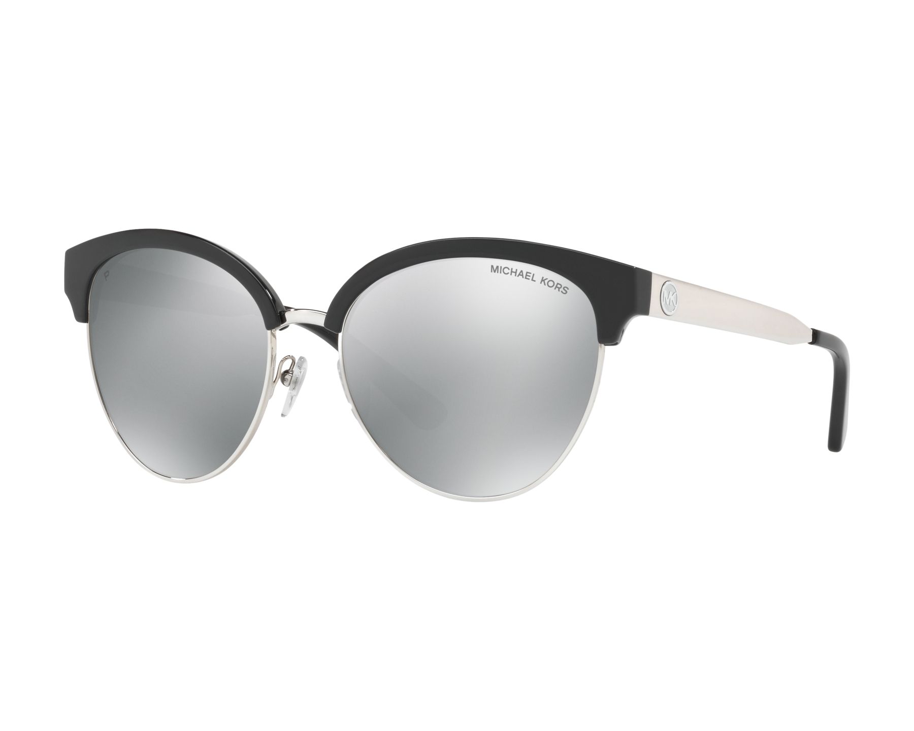 Michael Kors MK-2057 3338Z3 56-17 Plata Negro Vista de 360 grados 2