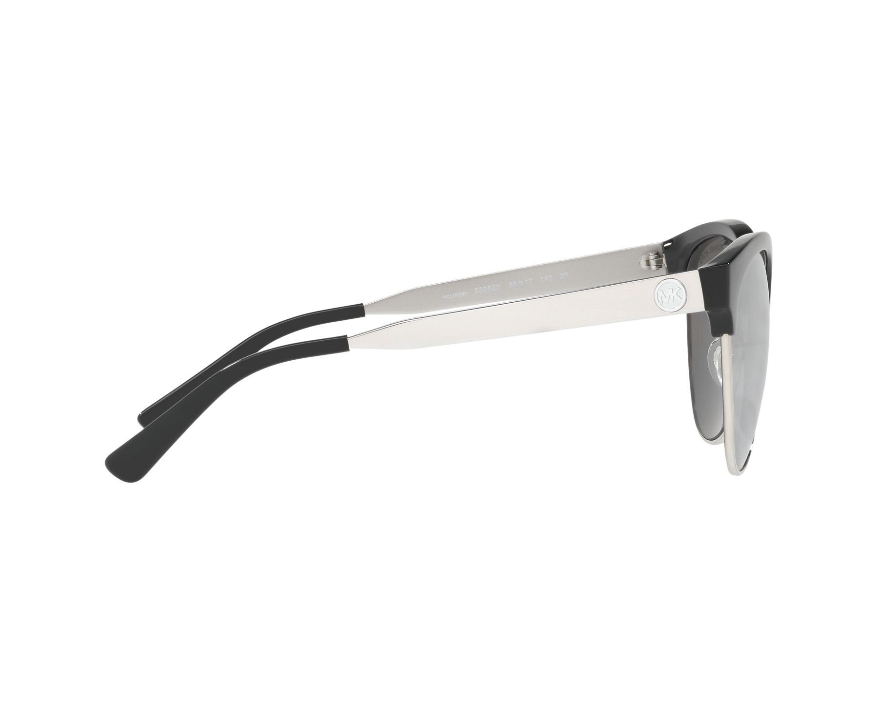 Michael Kors MK-2057 3338Z3 56-17 Plata Negro Vista de 360 grados 10