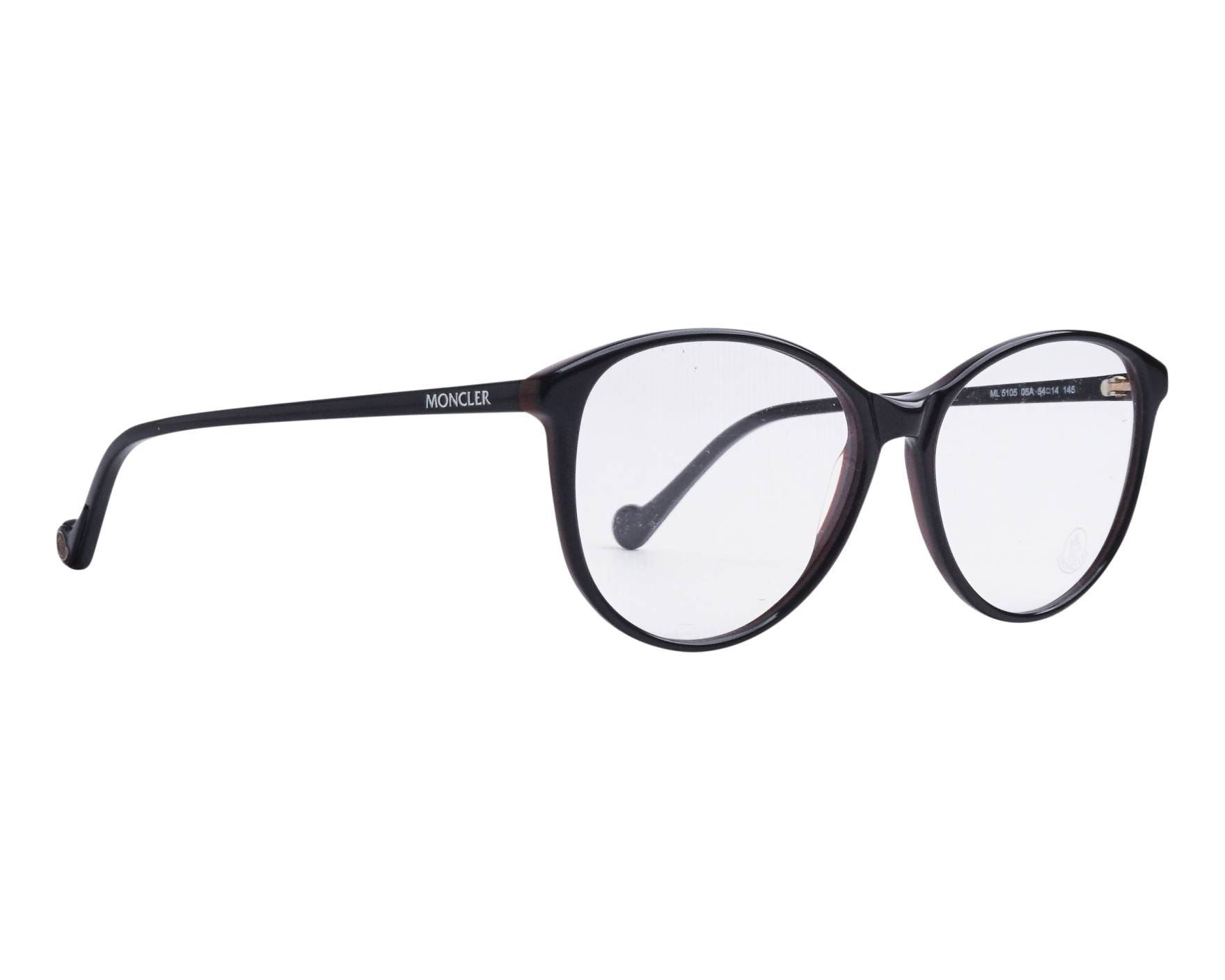 Moncler ML5105-V 05A 54-14 Noir Marron vista lateral