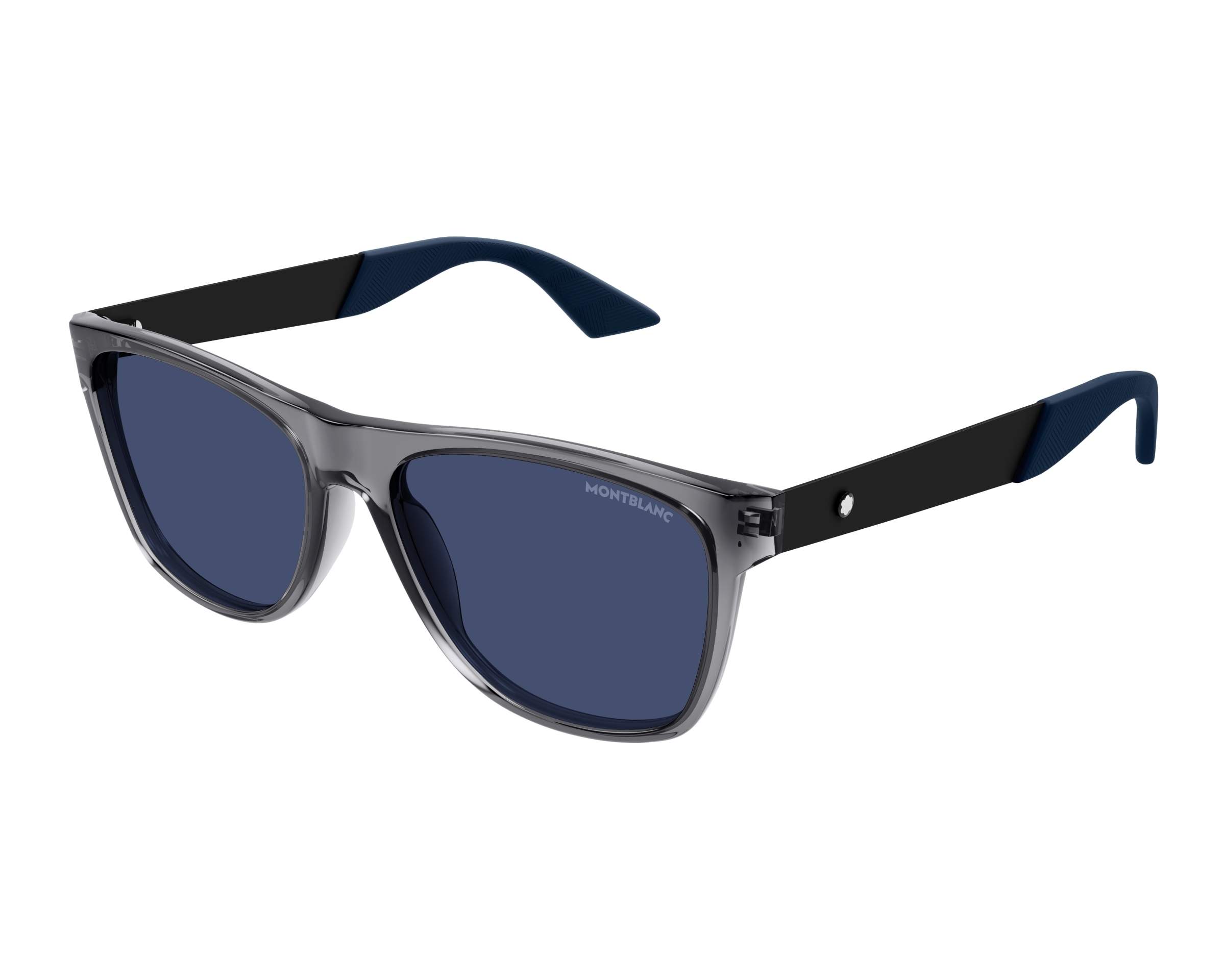 Mont Blanc MB0298S 004 - Gris  vista de perfil