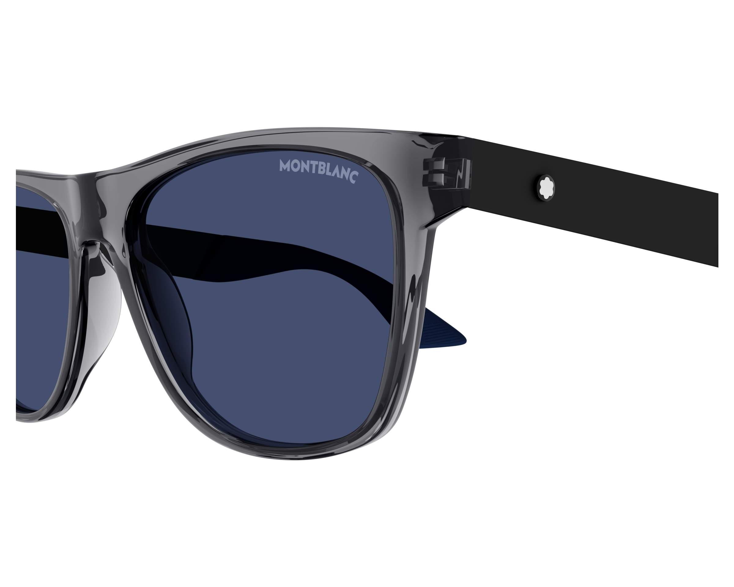 Mont Blanc MB0298S 004 - Gris  vista lateral