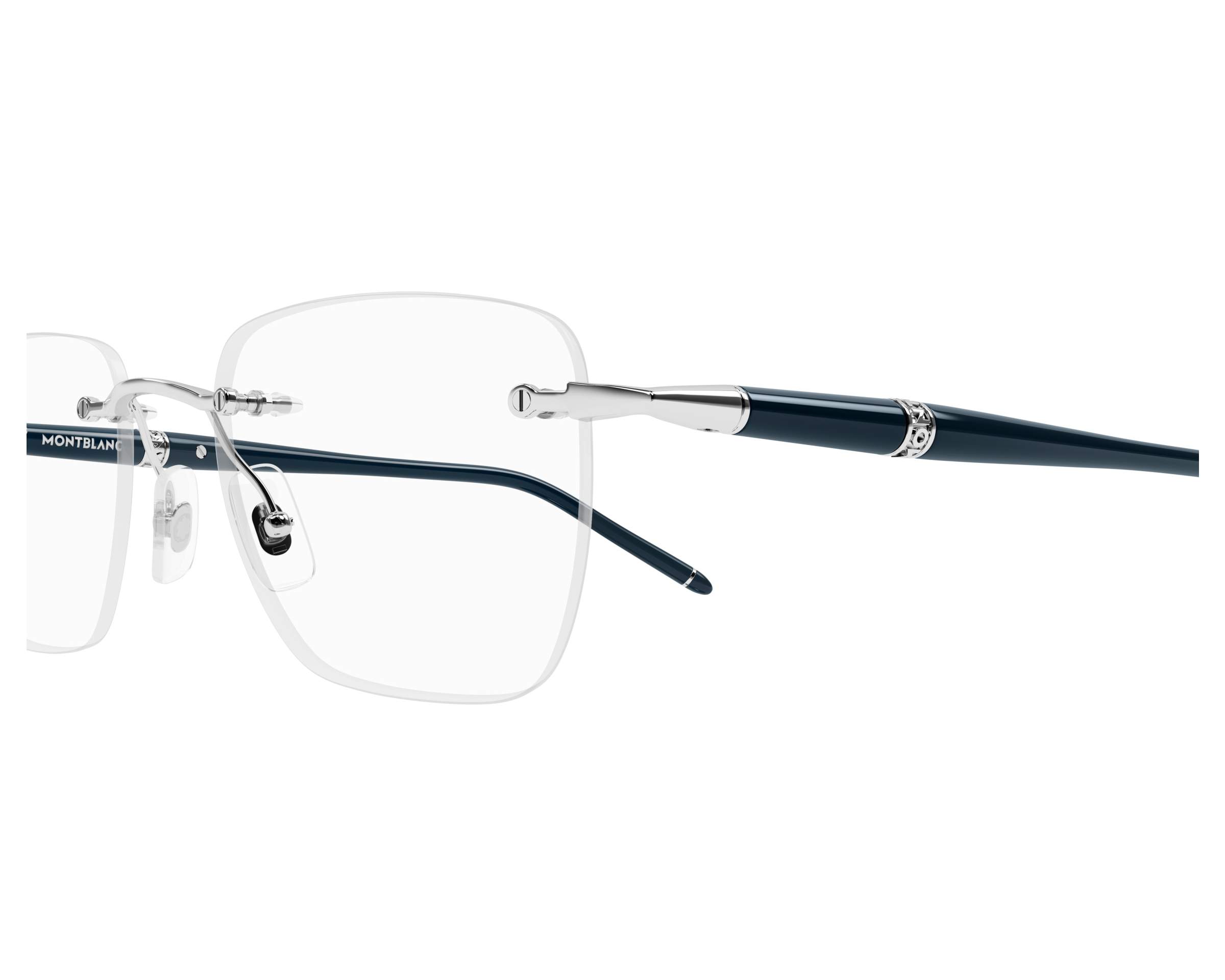 Mont Blanc MB0346O 002 53-20 Argent  Vista de 360 grados 4