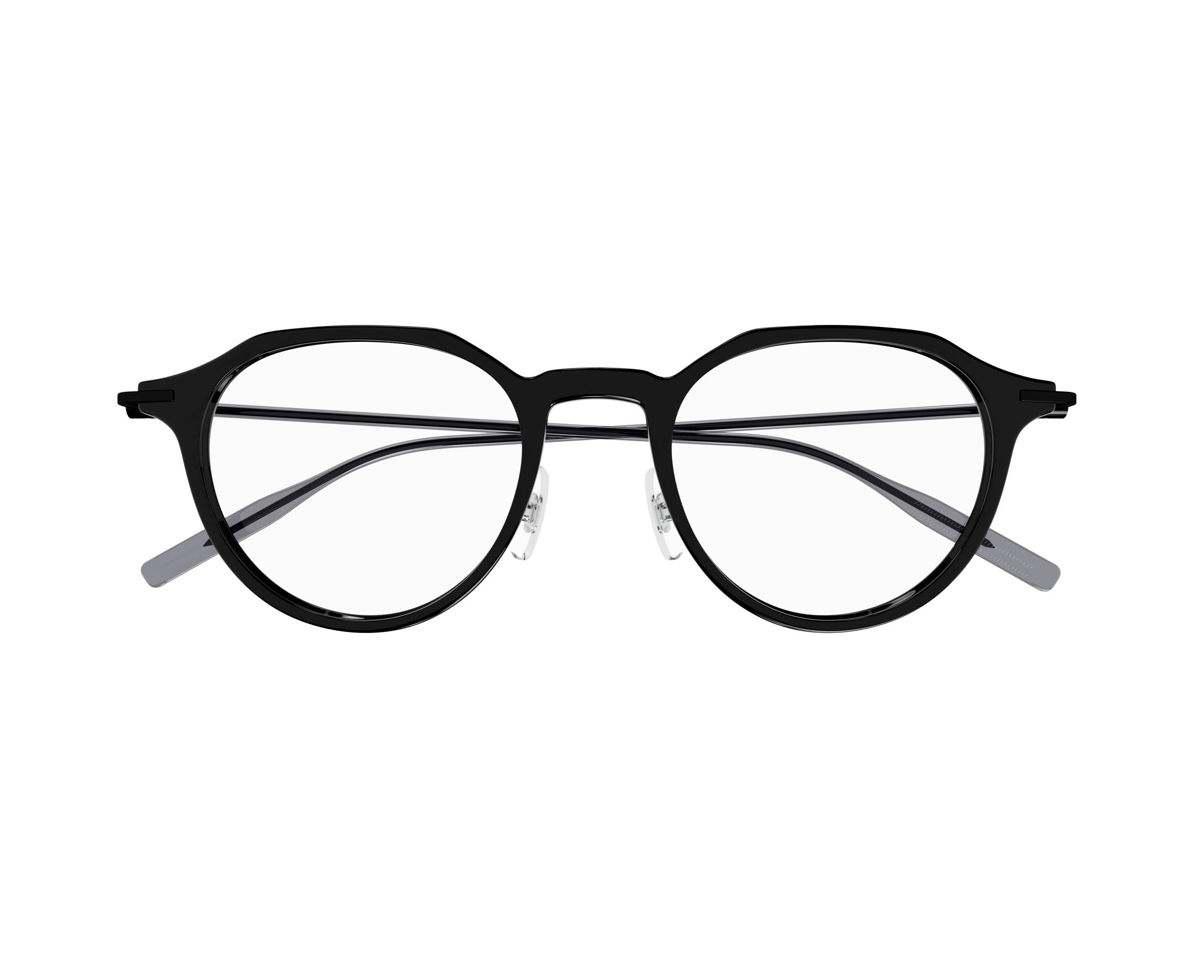Mont Blanc MB0355O 001 49-20 Black  vista de perfil