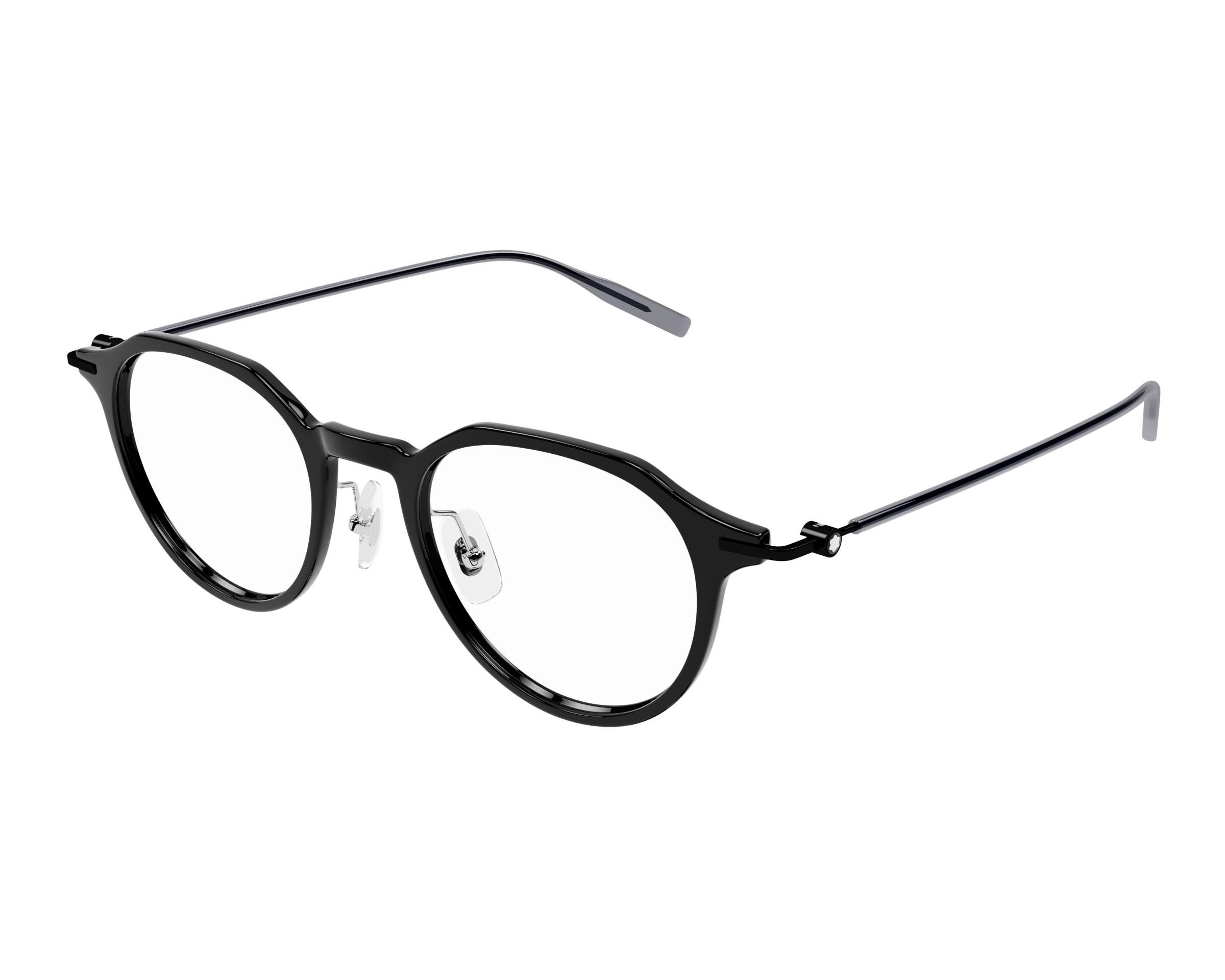 Mont Blanc MB0355O 001 49-20 Black  vista de frente