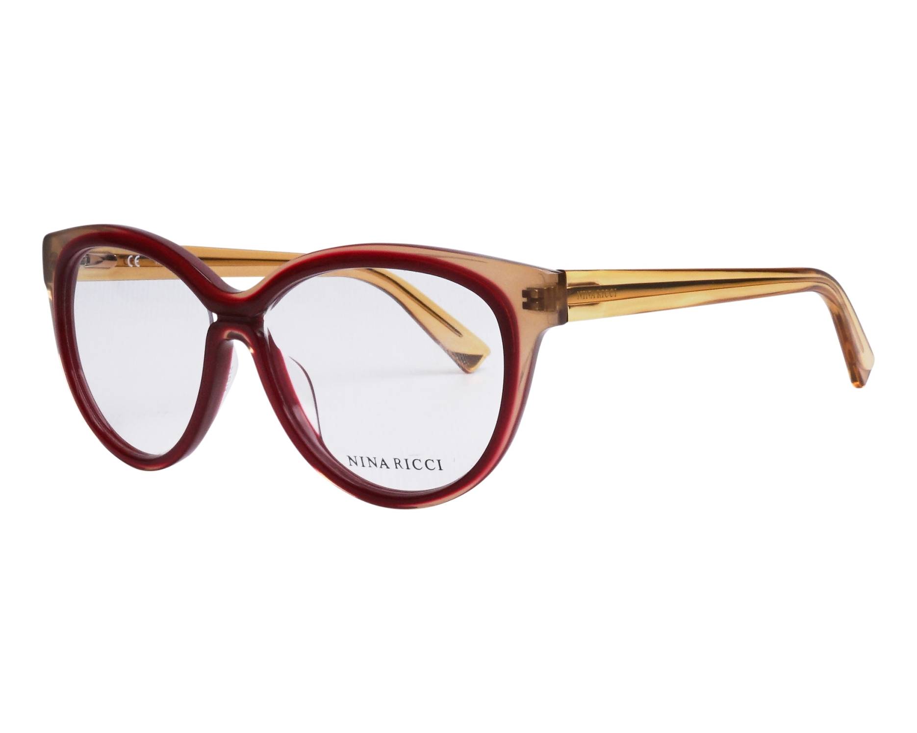 Nina Ricci VNR-031 09FH 51-15 Rojo Amarillo vista de perfil