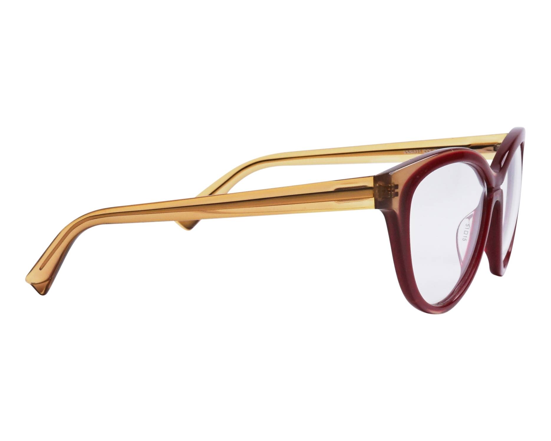 Nina Ricci VNR-031 09FH 51-15 Rojo Amarillo vista lateral