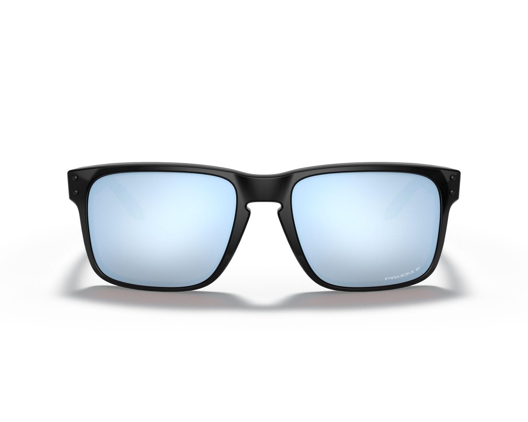 Oakley OO9102 9102C1 55-18 blau  Vista de 360 grados 2