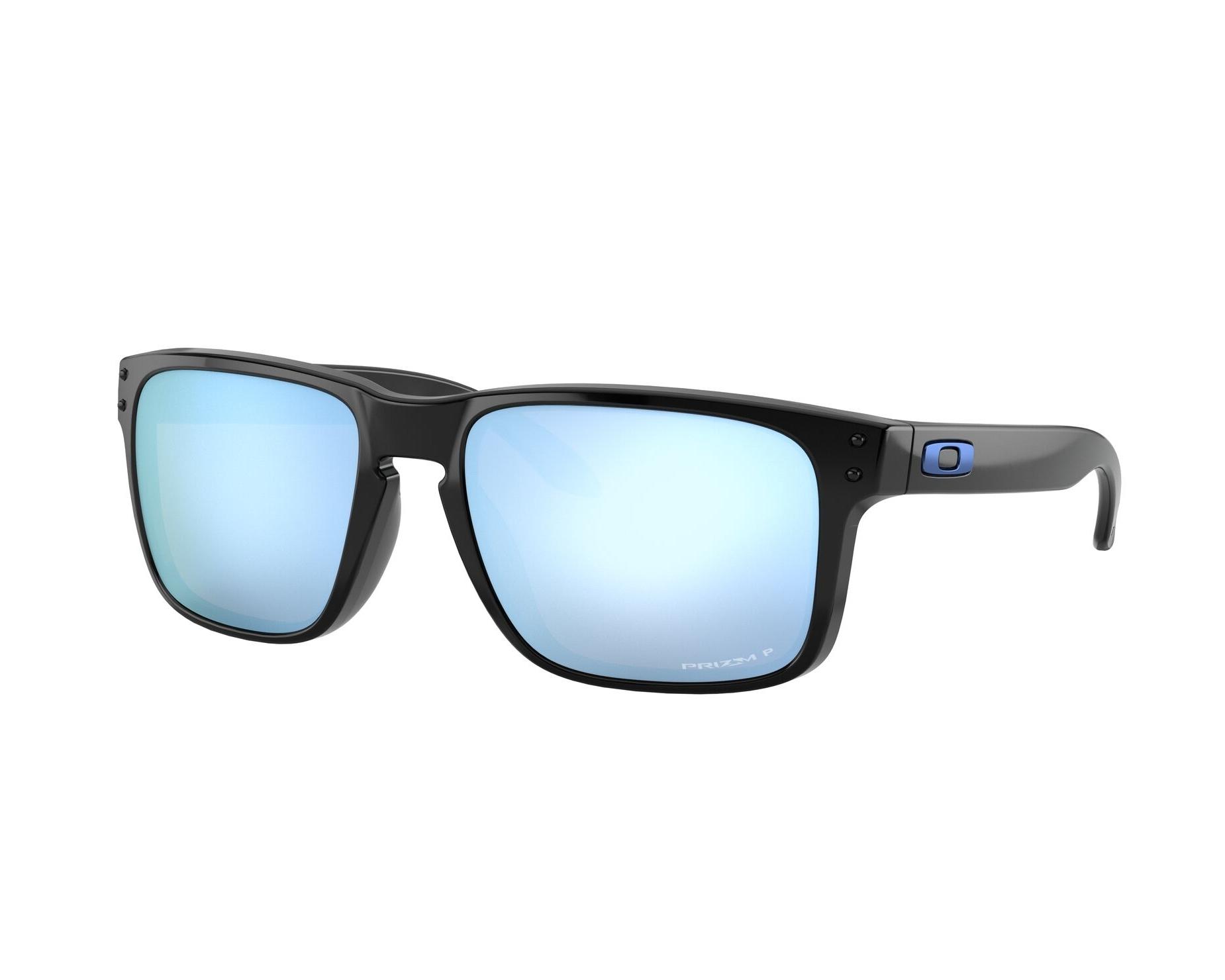 Oakley OO9102 9102C1 55-18 blau  Vista de 360 grados 3