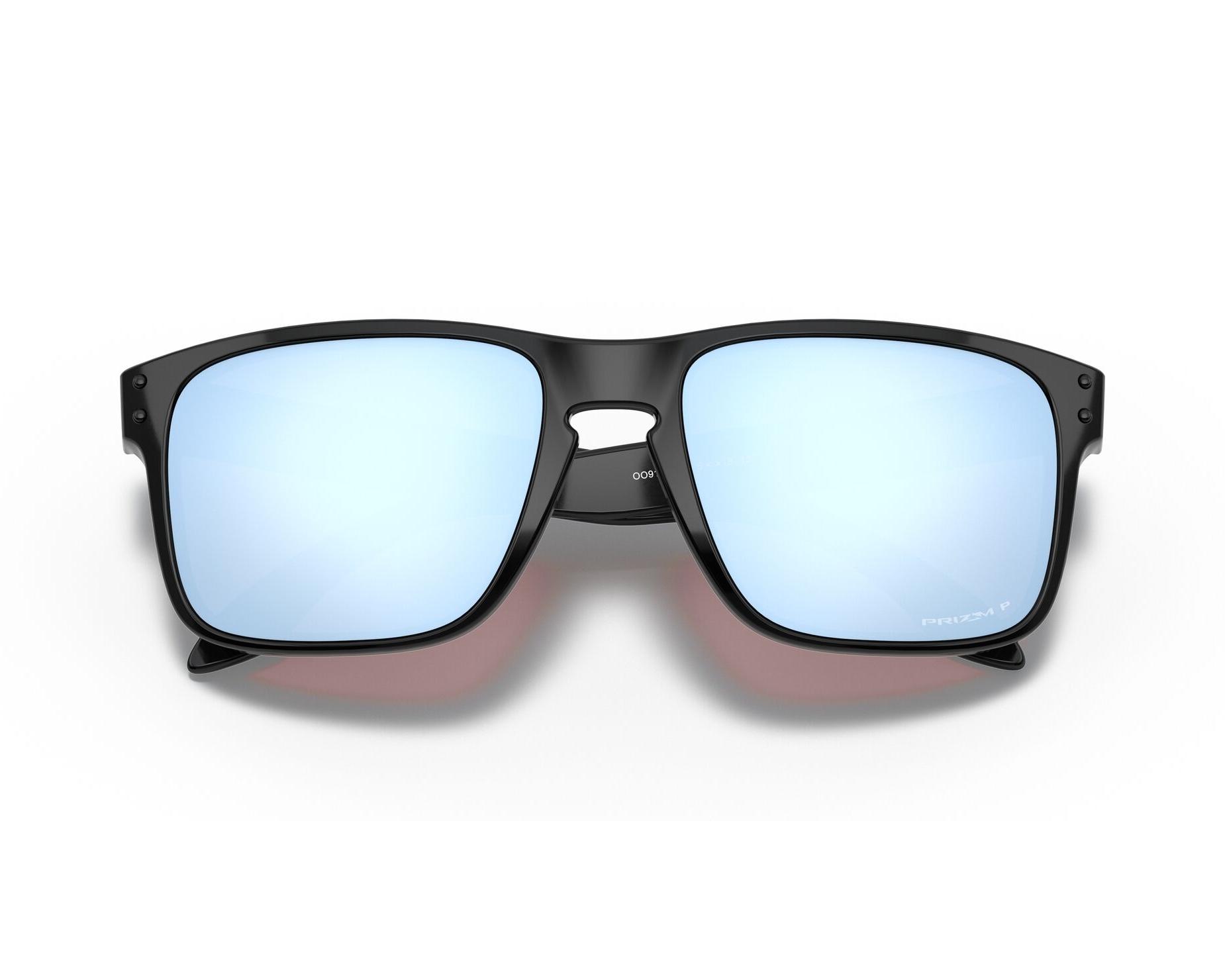 Oakley OO9102 9102C1 55-18 blau  Vista de 360 grados 5