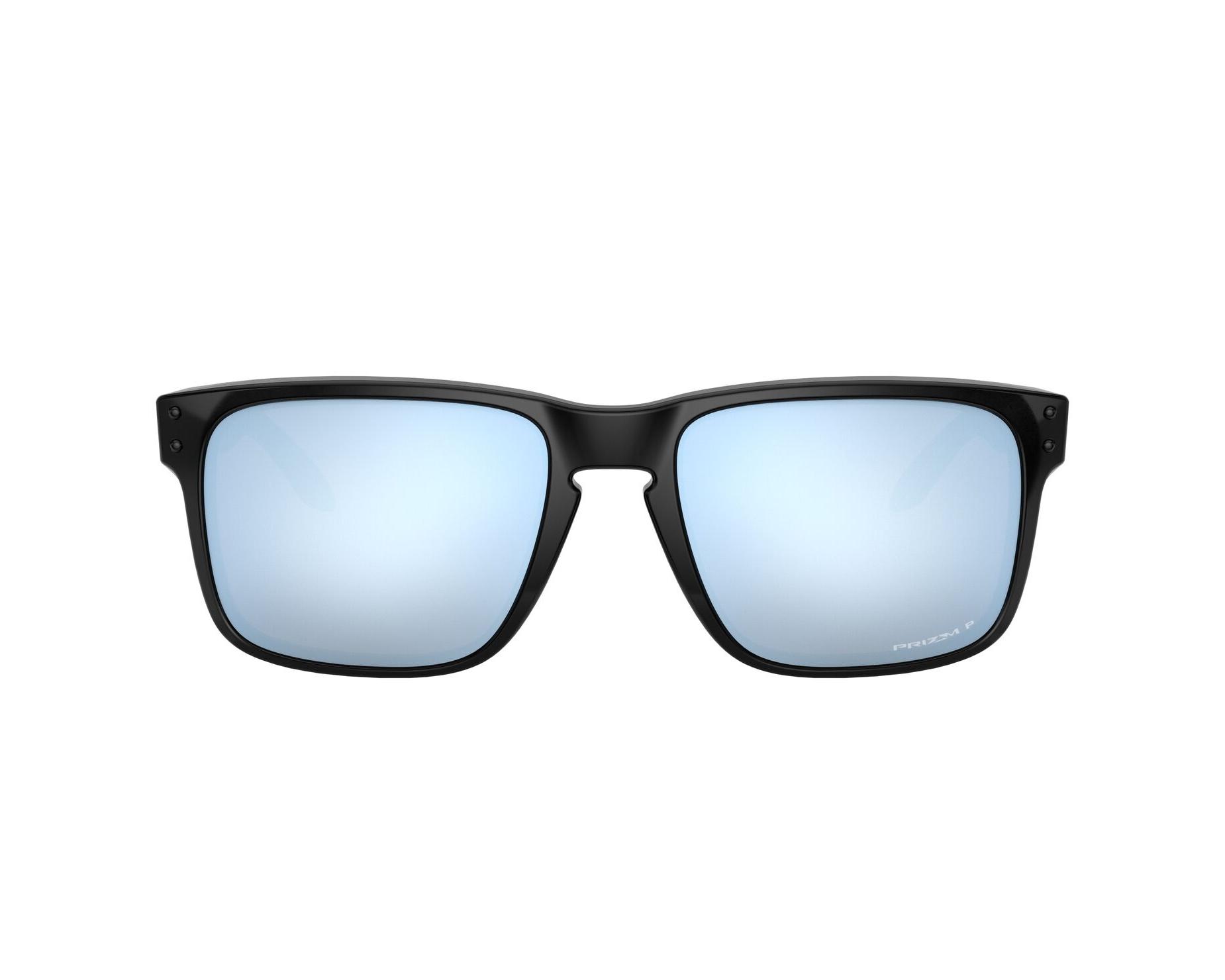 Oakley OO9102 9102C1 55-18 blau  Vista de 360 grados 7