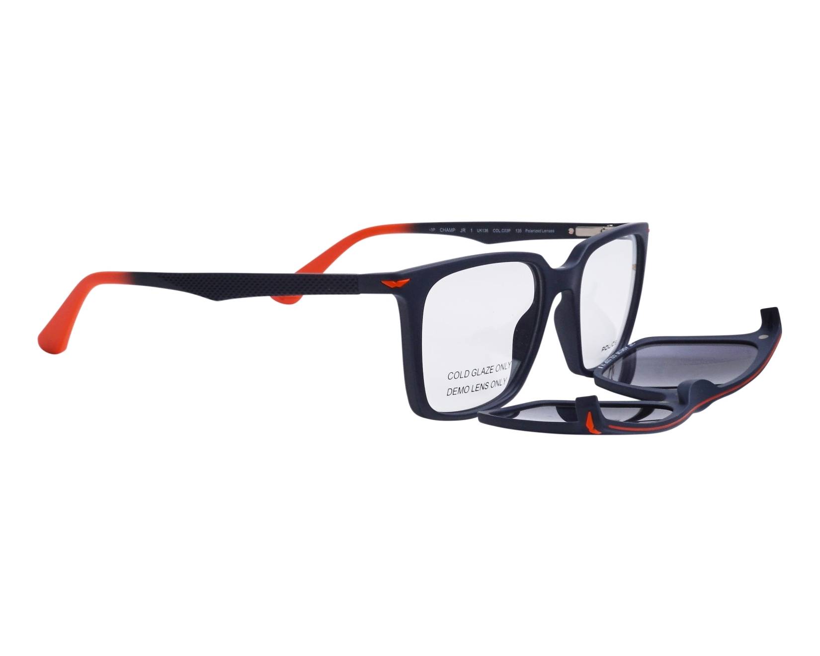 Police UK136 C03P - blau orange Vista de 360 grados 5