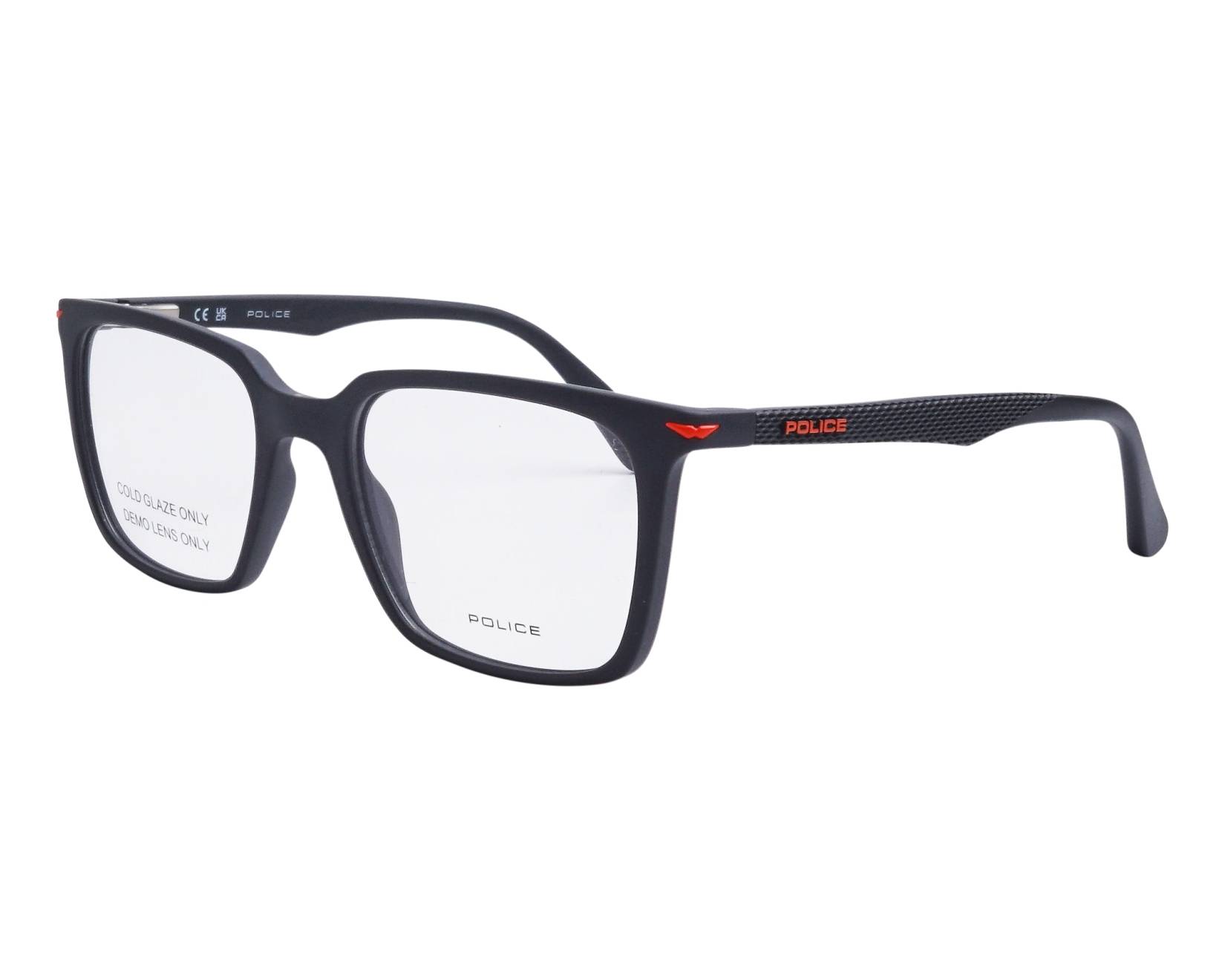 Police UK136 I41P - Gris Rojo vista de perfil