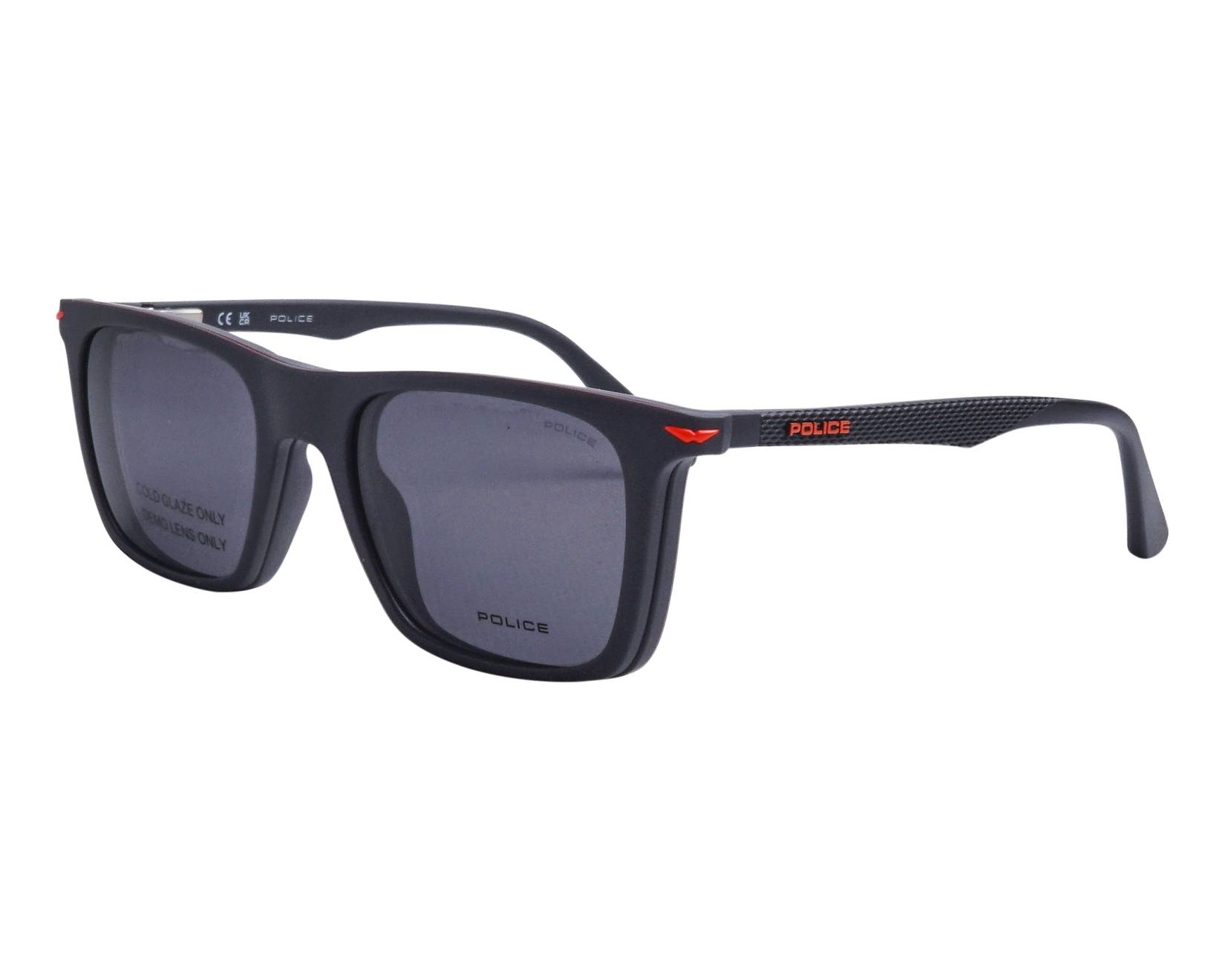 Police UK136 I41P - Gris Rojo vista de frente