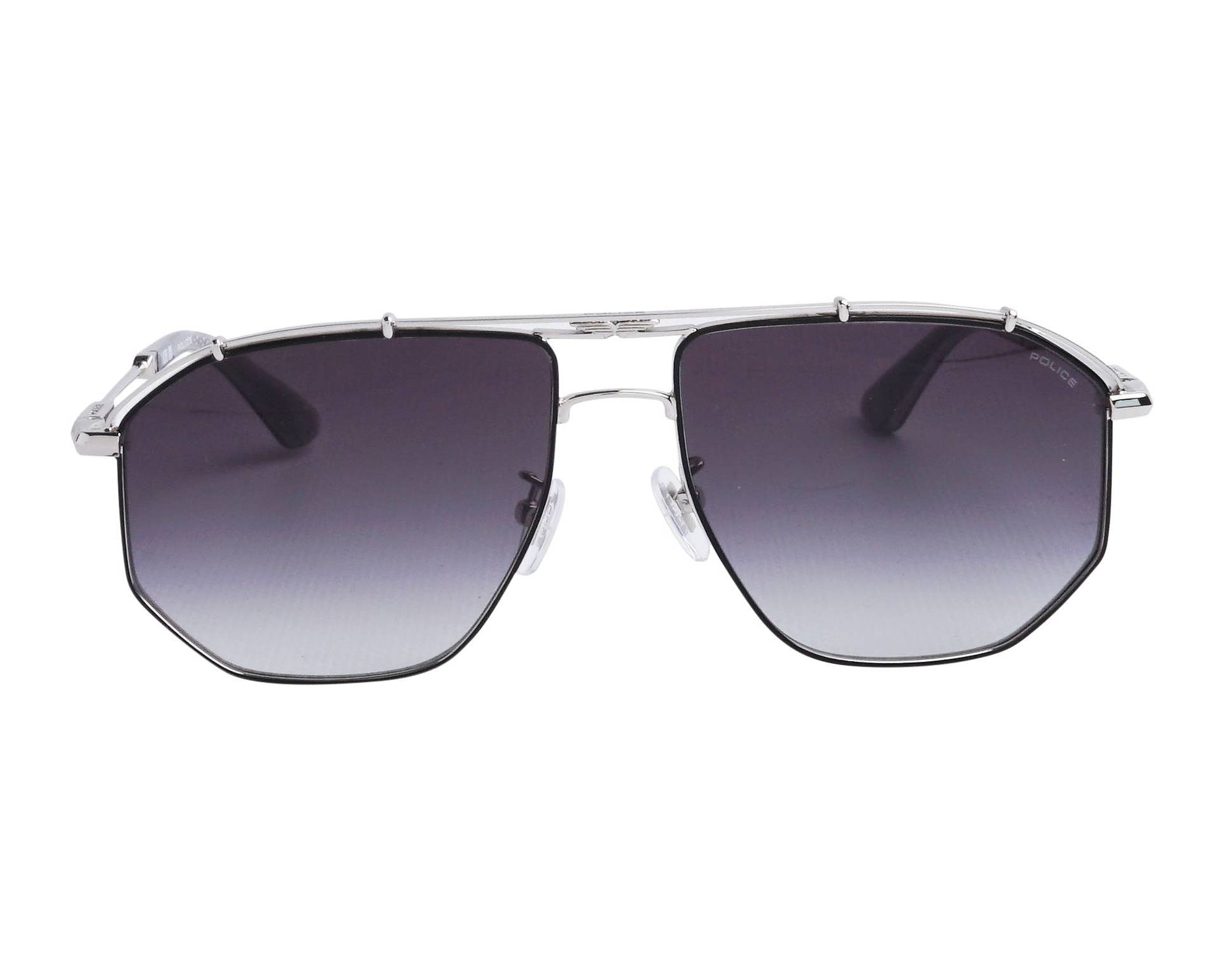 Police SPLL17 0K07 - Plata Negro vista de frente