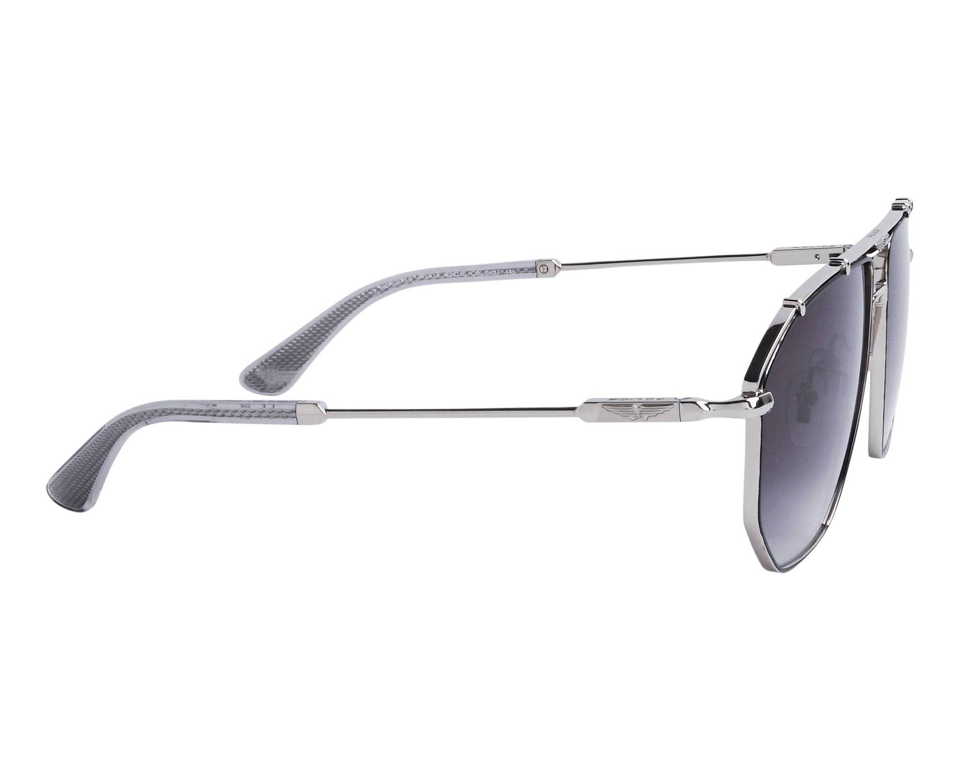 Police SPLL17 0K07 - Plata Negro vista lateral