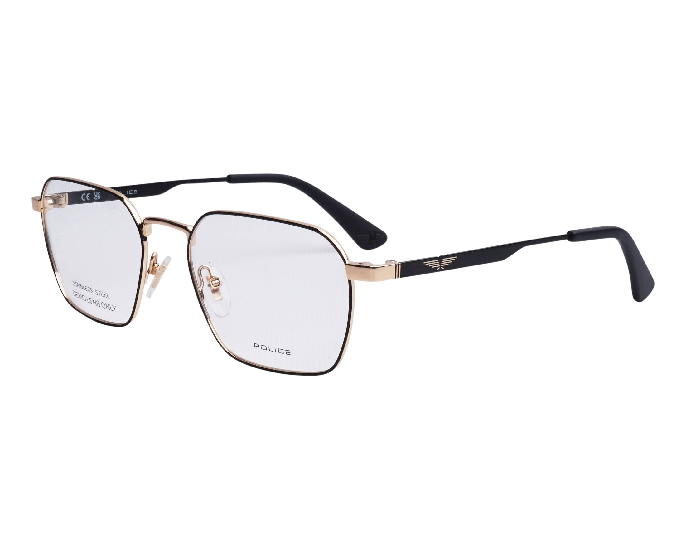 Police UPLP10 302P 54-19 Negra Oro Vista de 360 grados 2