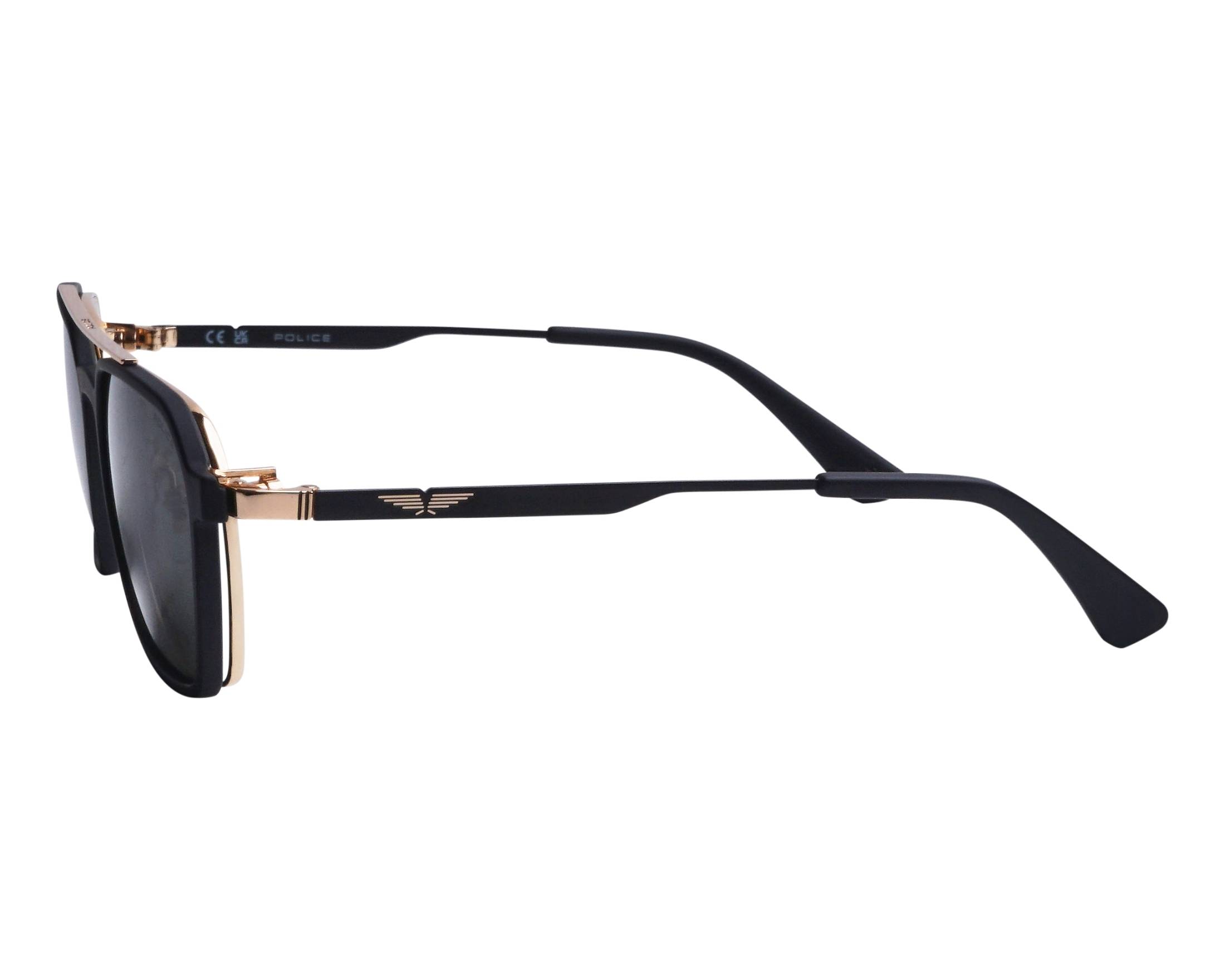 Police UPLP10 302P 54-19 Negra Oro Vista de 360 grados 5