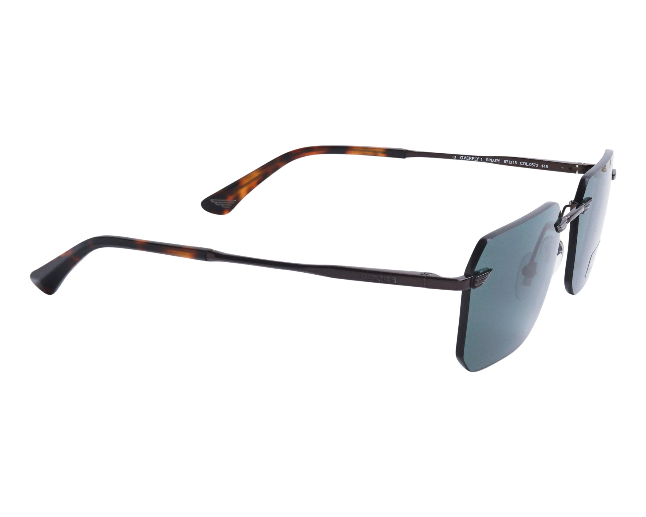 Police SPLU-75 0672 57-18 Negra  vista lateral