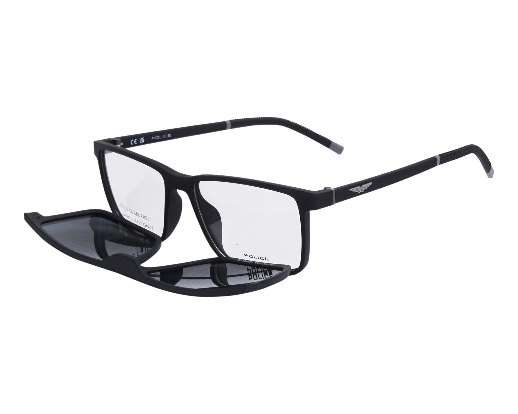 Police UPLL74 U28P 54-16 Negra Gris vista de perfil