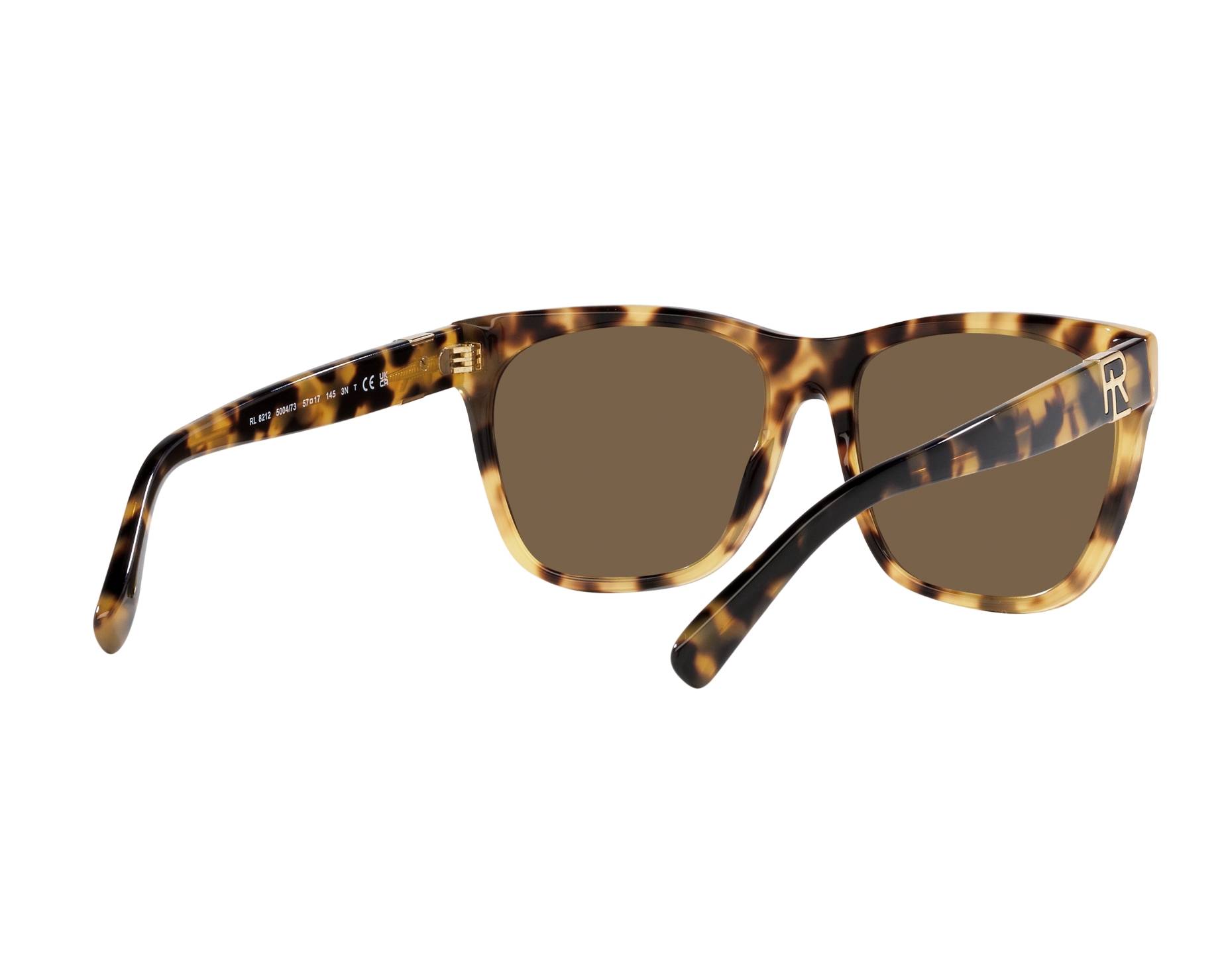 Ralph Lauren RL8212 500473 57-17 Havana  Vista de 360 grados 9