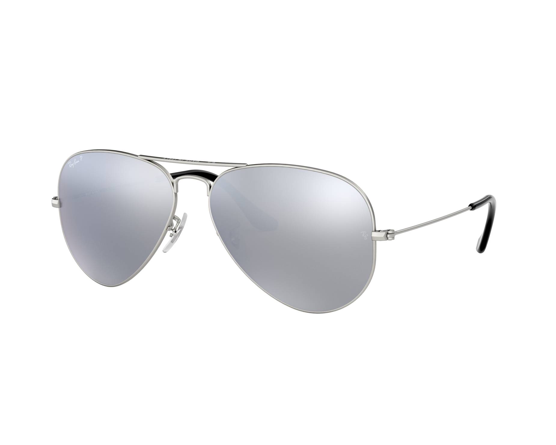 Ray-Ban RB3025 019/W3 58-14 Plata  Vista de 360 grados 3