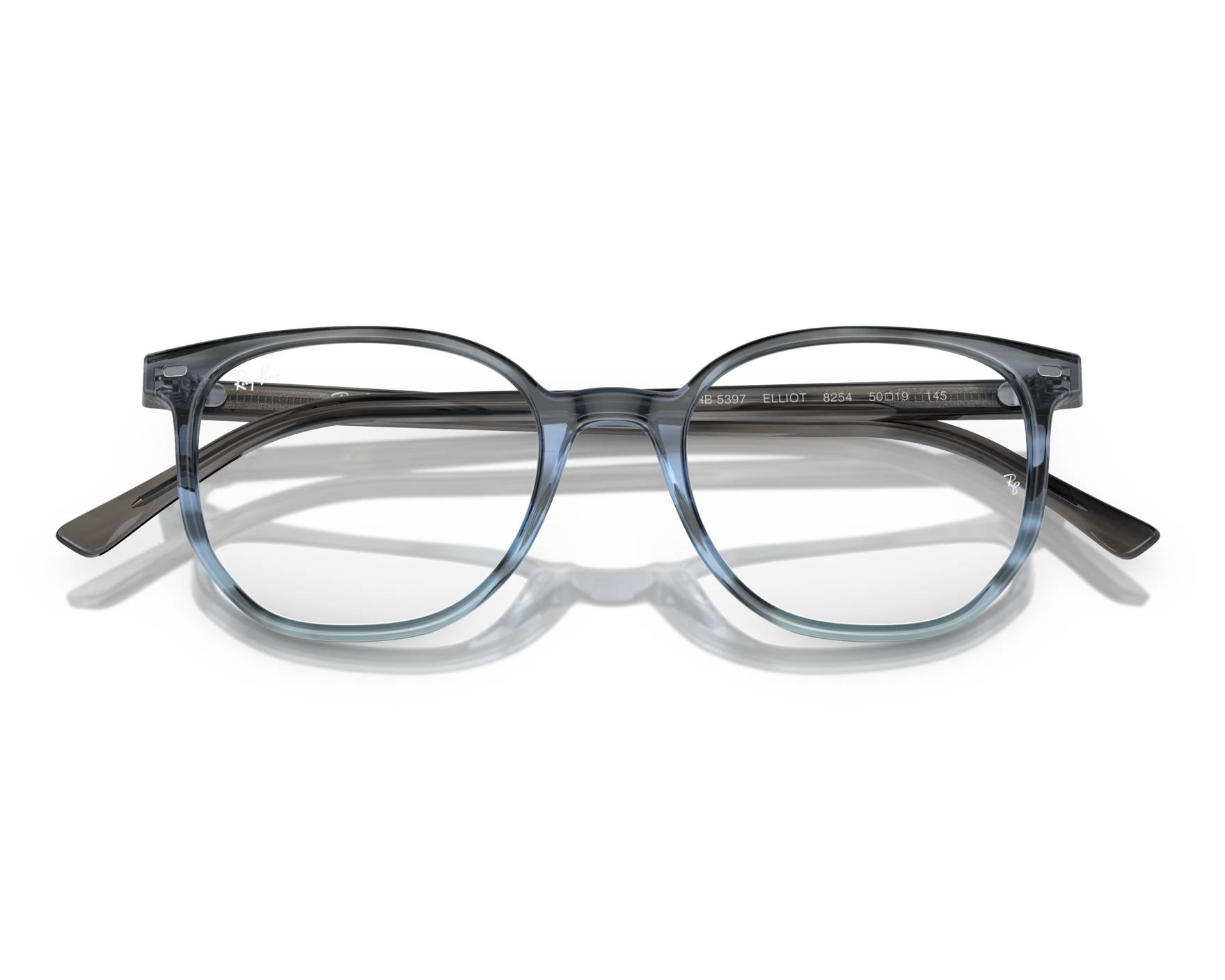 Ray-Ban RX5397 8254 48-19 grau  Vista de 360 grados 4