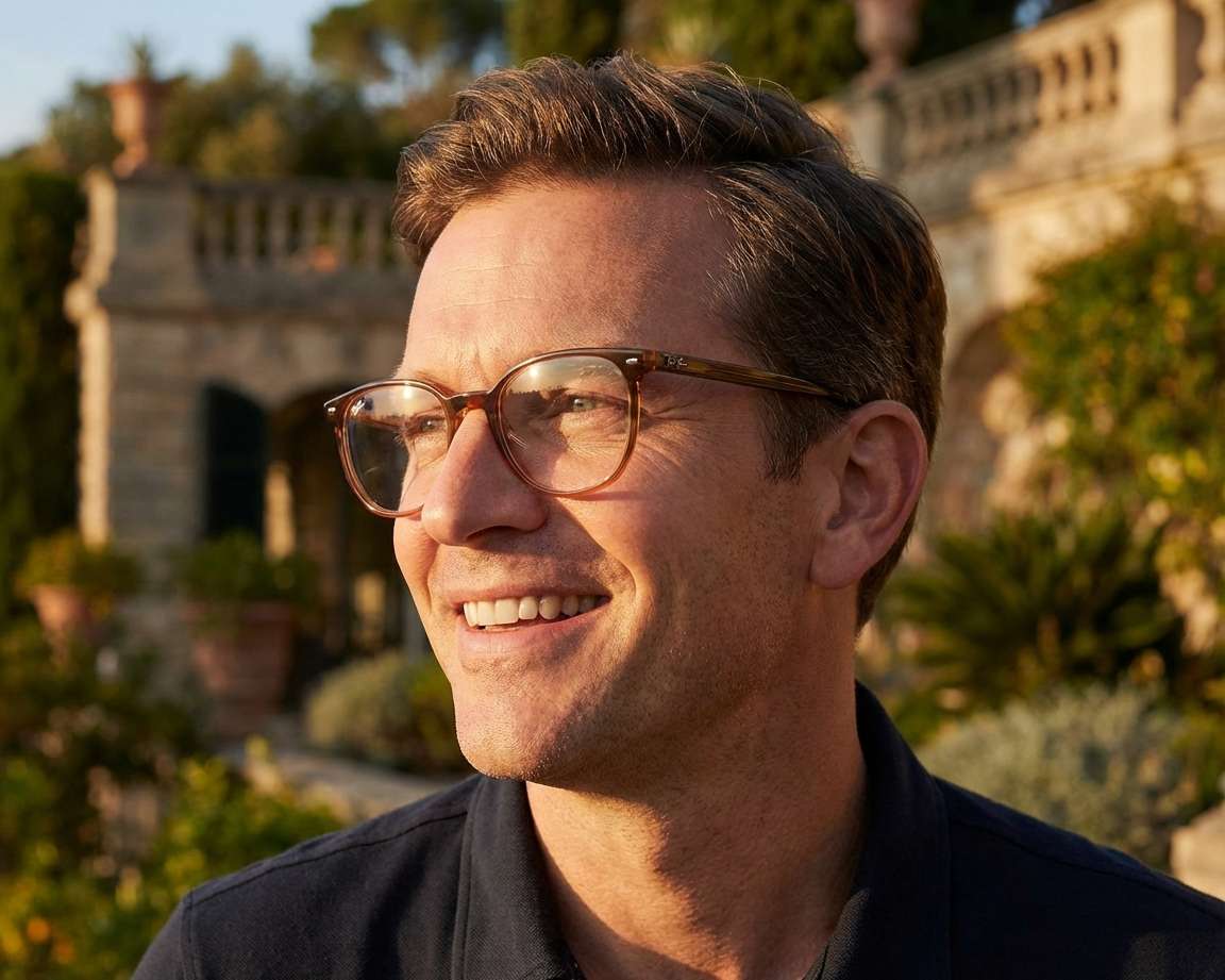 Ray-Ban RX5397 8255 48-19 Marrón   Vista de 360 grados 9