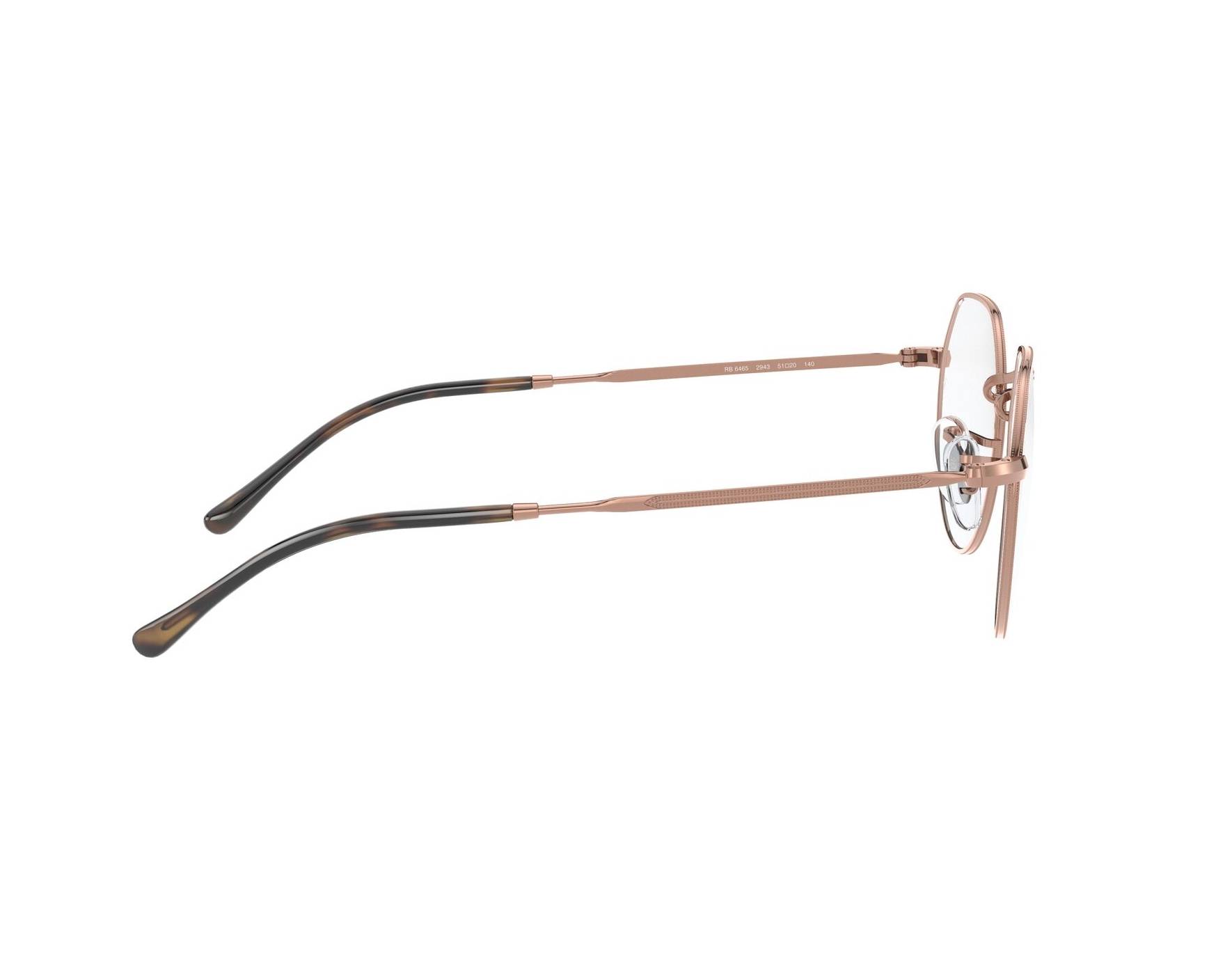 Ray-Ban RX6465 2943 49-20 Brown  Vista de 360 grados 10