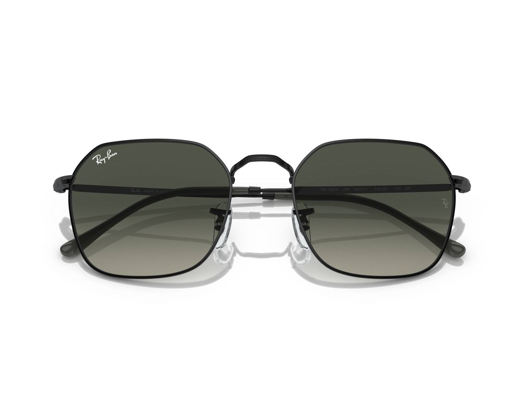 Ray-Ban RB3694 002/71 53-20 Black  Vista de 360 grados 5