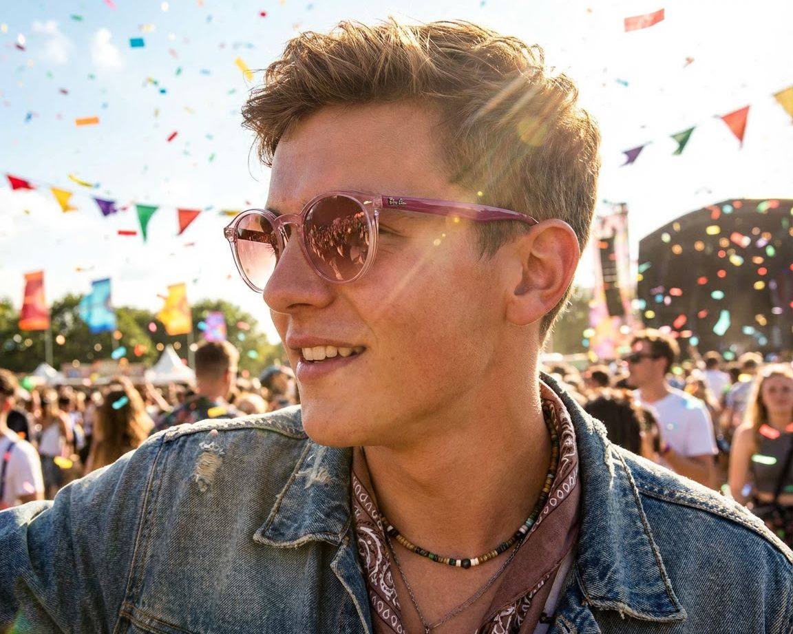 Ray-Ban RJ9064S 7052V0 44-19 Rose  Vista de 360 grados 15
