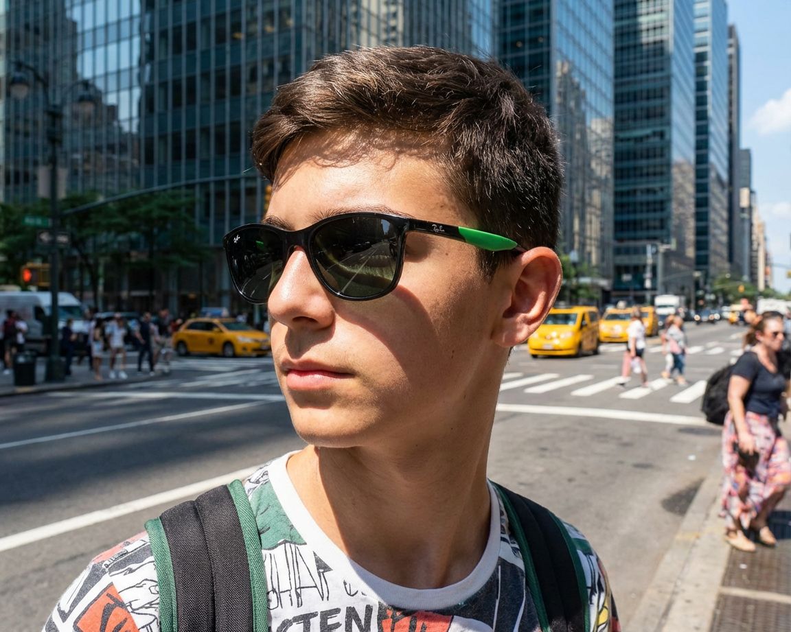 Ray-Ban RJ9077S 719371 49-16 Verde  otra vista