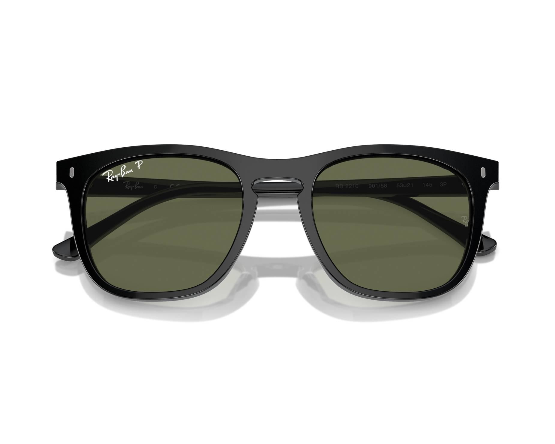 Ray-Ban RB2210 901/58 53-21 Black  Vista de 360 grados 3