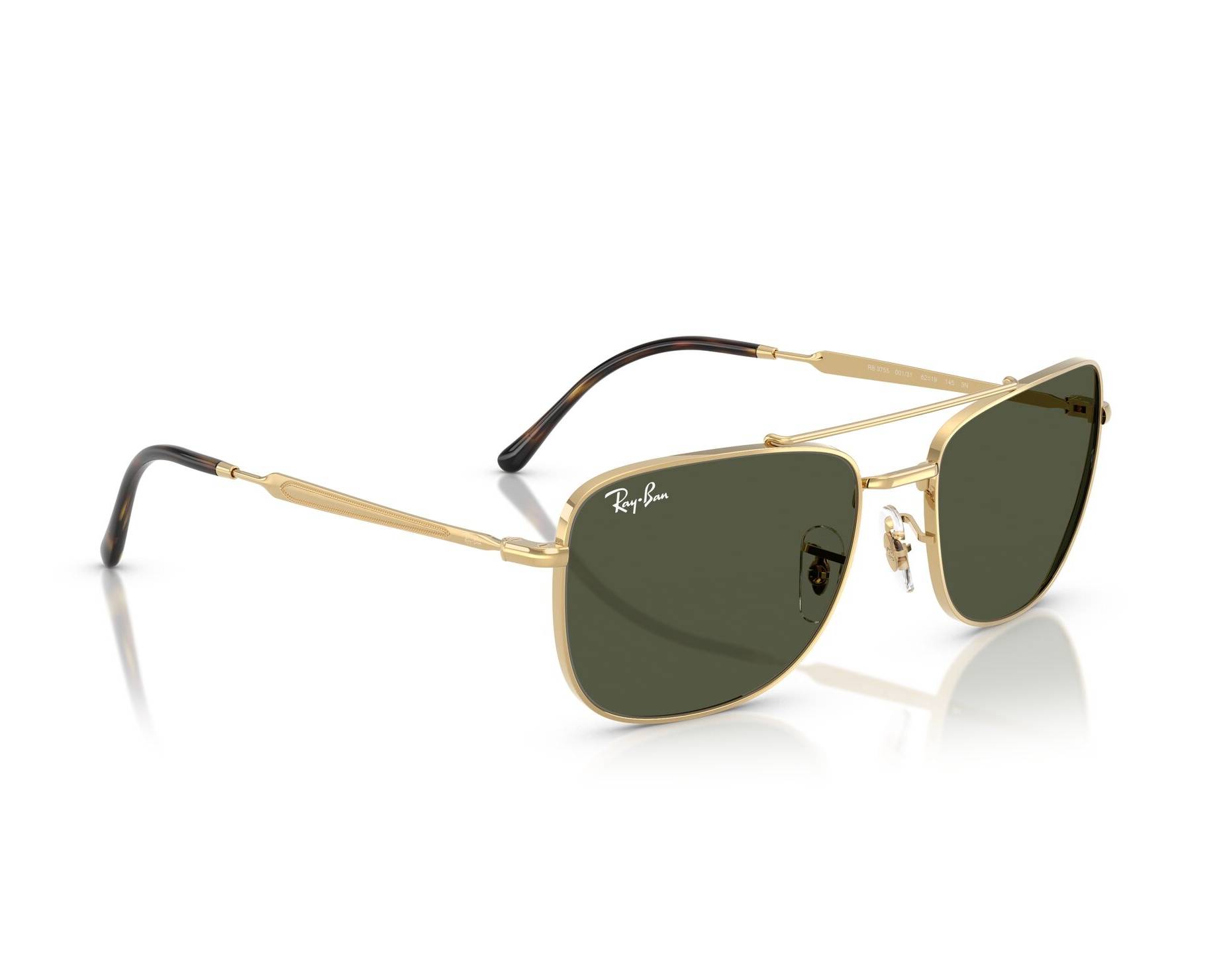 Ray-Ban RB3755 001/31 59-19 Gold  Vista de 360 grados 5