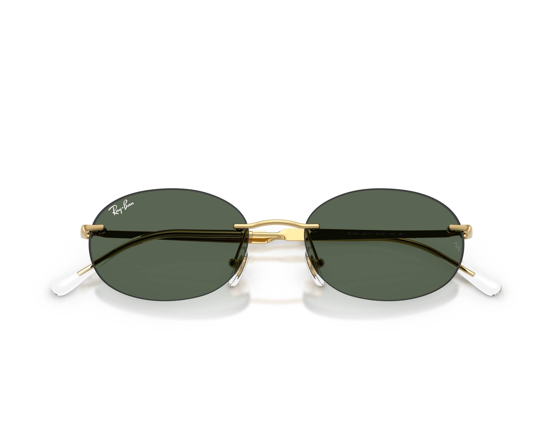 Ray-Ban RB3767 001/71 54-18 Oro  Vista de 360 grados 4
