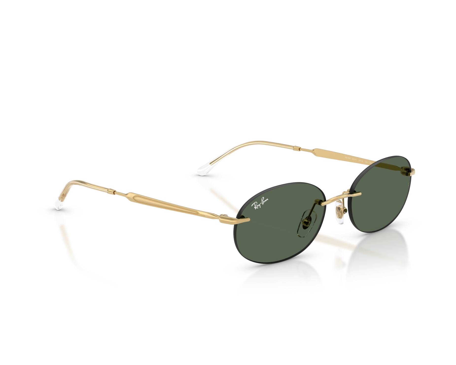Ray-Ban RB3767 001/71 54-18 Oro  Vista de 360 grados 5