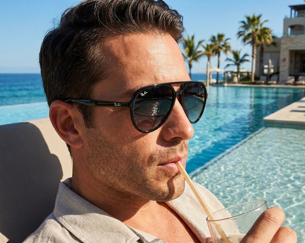 Ray-Ban RB4376 601/8G 57-16 Noir  Vista de 360 grados 15