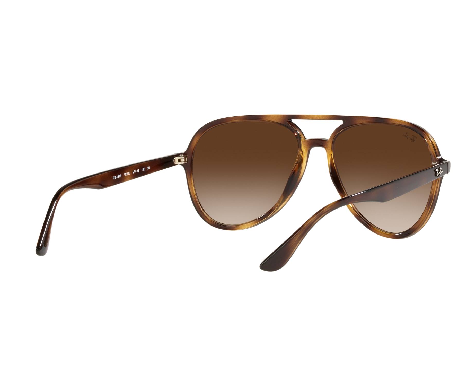 Ray-Ban RB4376 710/13 57-16 Havana  Vista de 360 grados 9