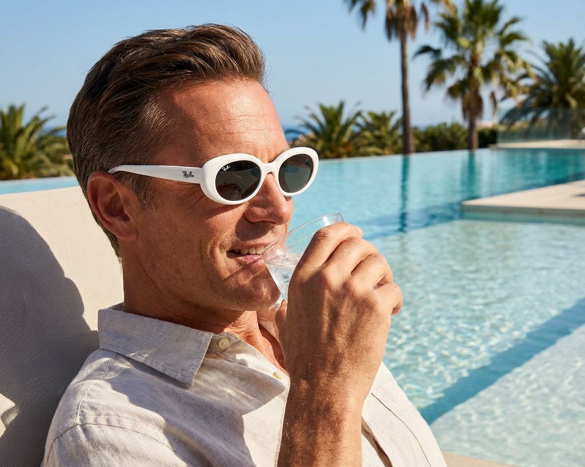 Ray-Ban RB4441D 677287 53-21 White  Vista de 360 grados 10