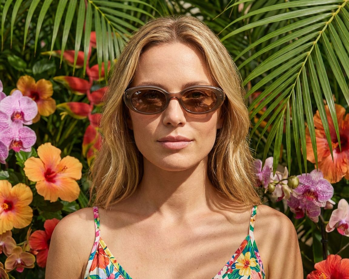 Ray-Ban RB4441D 677973 53-21 Marrón   Vista de 360 grados 9