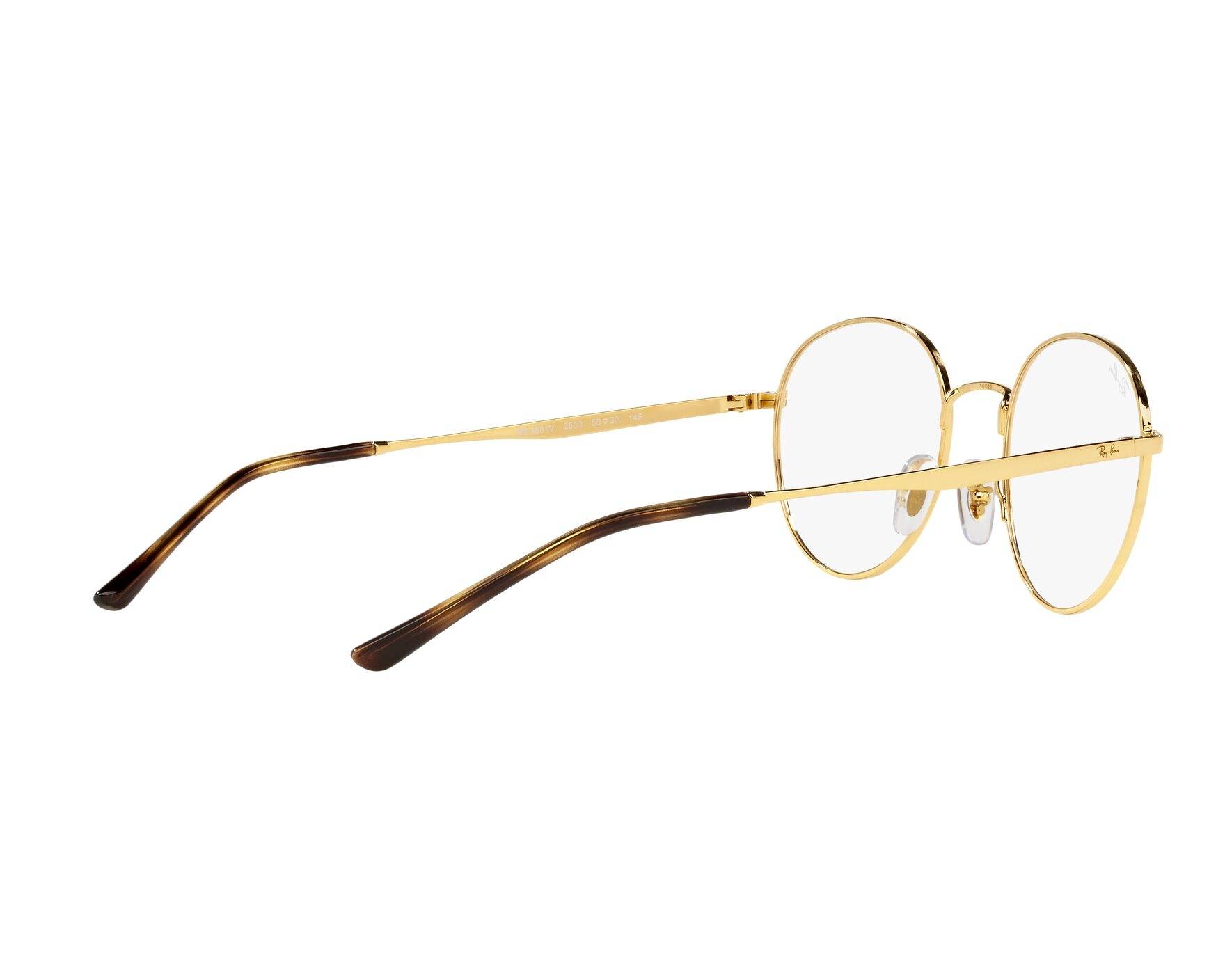 Ray-Ban RX3681V 2500 48-20 Gold  Vista de 360 grados 9