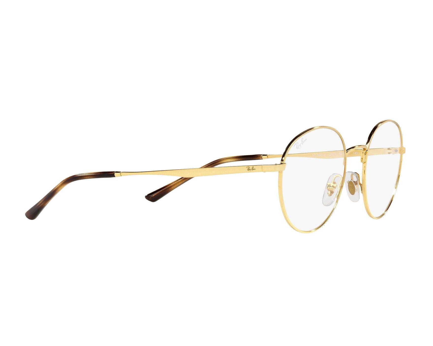 Ray-Ban RX3681V 2500 48-20 Gold  Vista de 360 grados 11