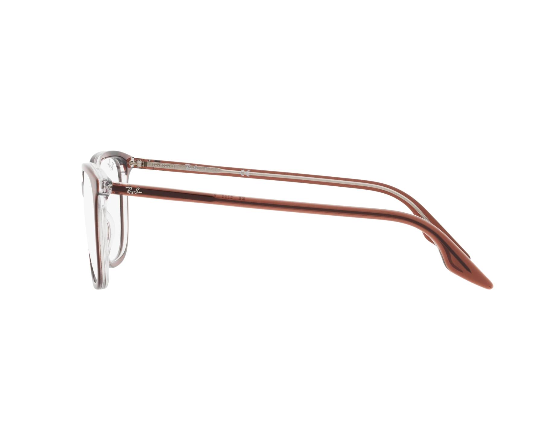 Ray-Ban RX5406 8171 52-18 Marrón   Vista de 360 grados 5