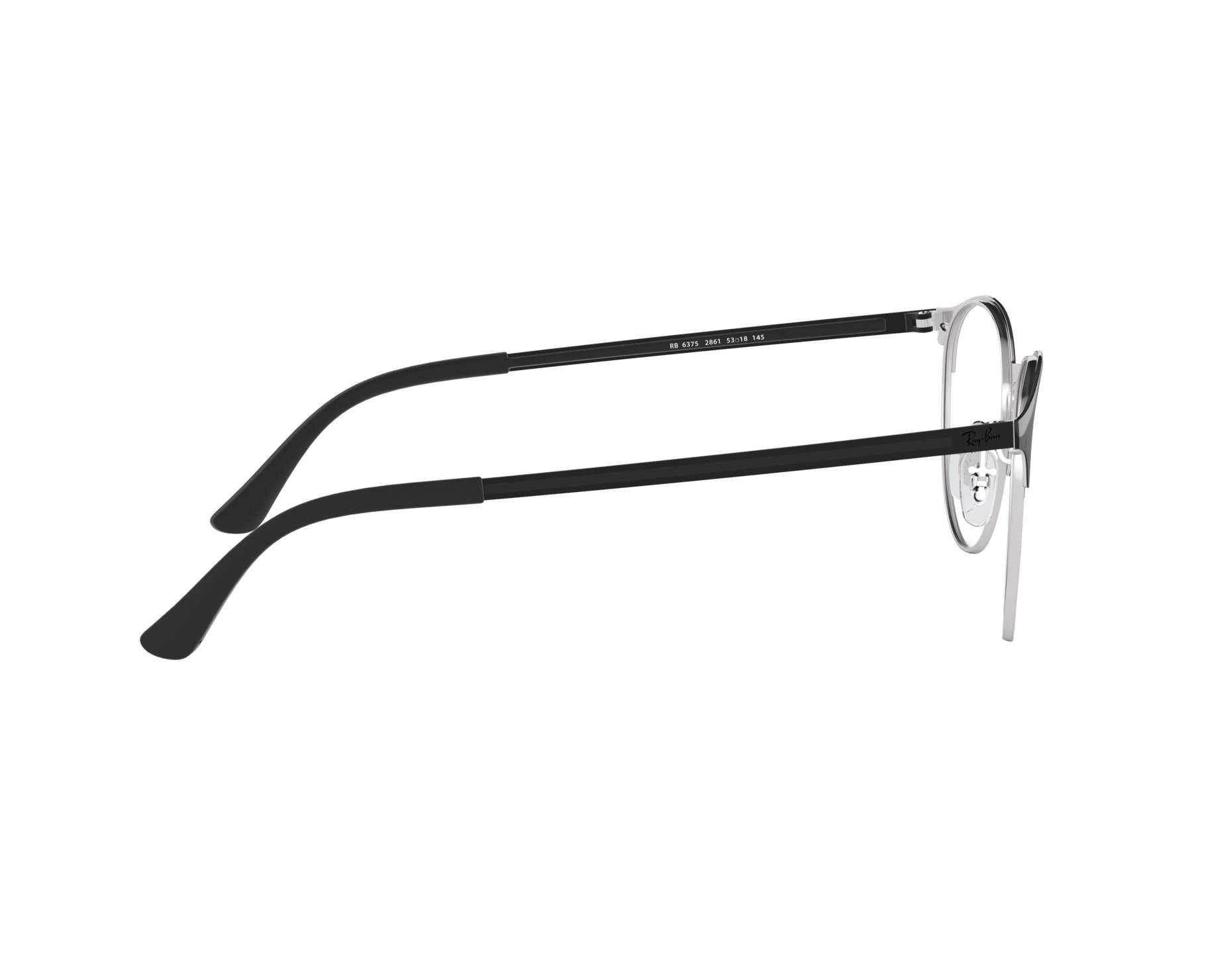 Ray-Ban RX6375 2861 51-18 Negra  Vista de 360 grados 11