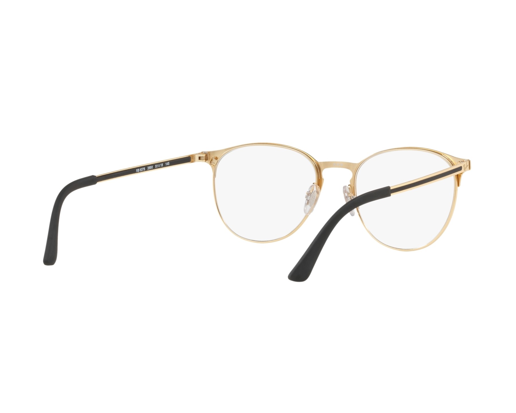 Ray-Ban RX6375 2890 51-18 Negra  Vista de 360 grados 8