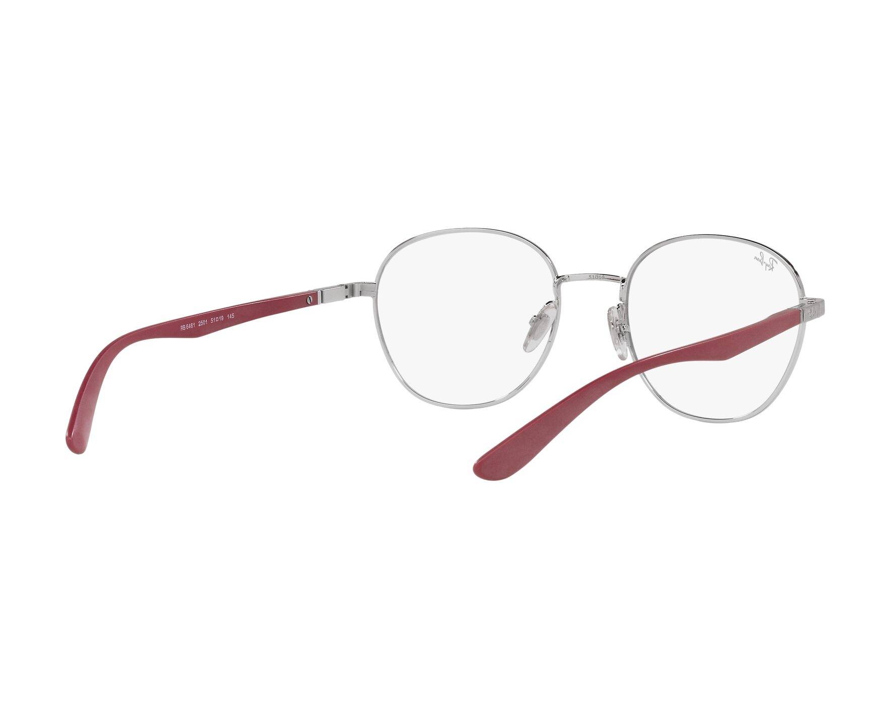 Ray-Ban RX-6461 2501 49-19 Plata  Vista de 360 grados 8