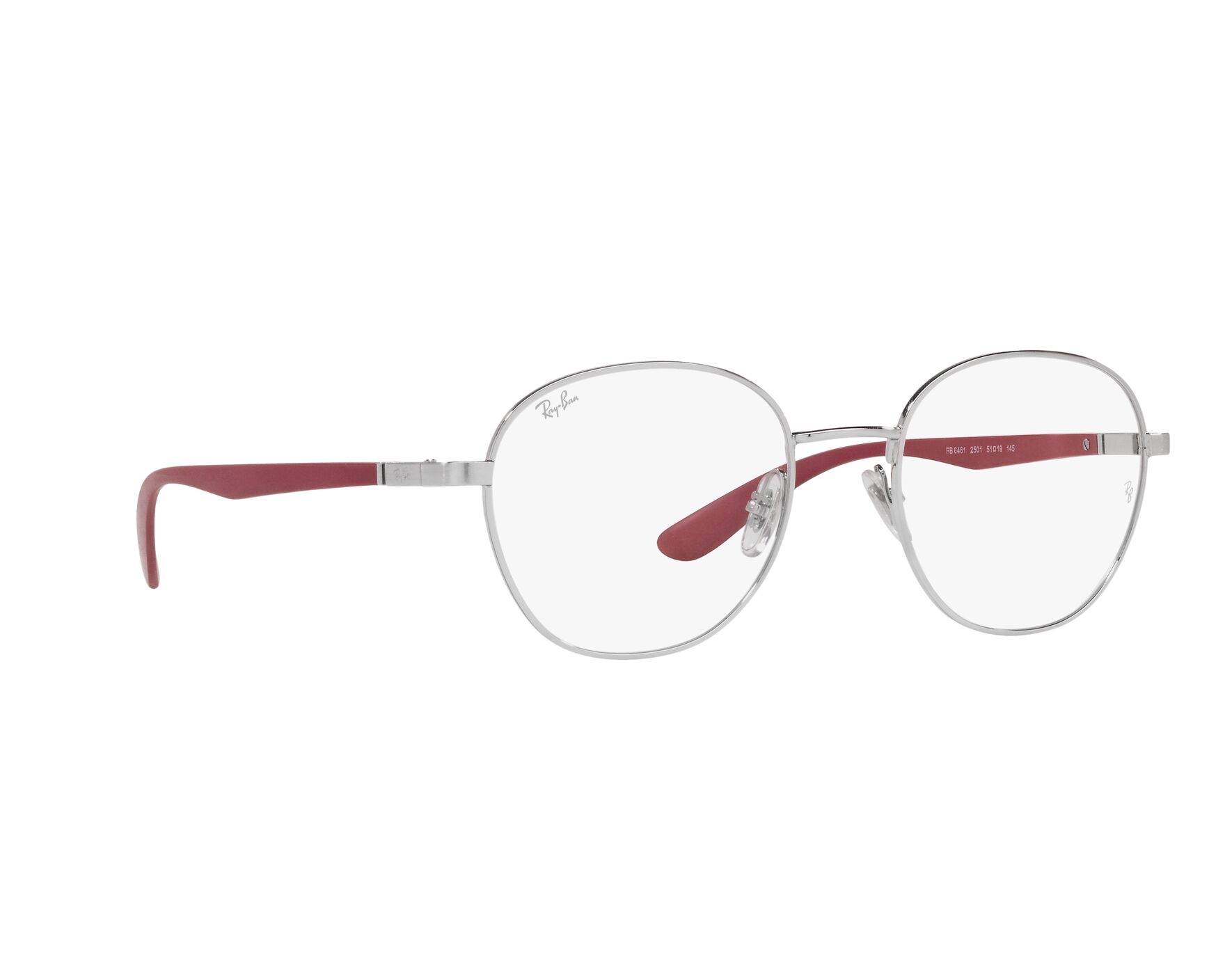 Ray-Ban RX-6461 2501 49-19 Plata  Vista de 360 grados 12